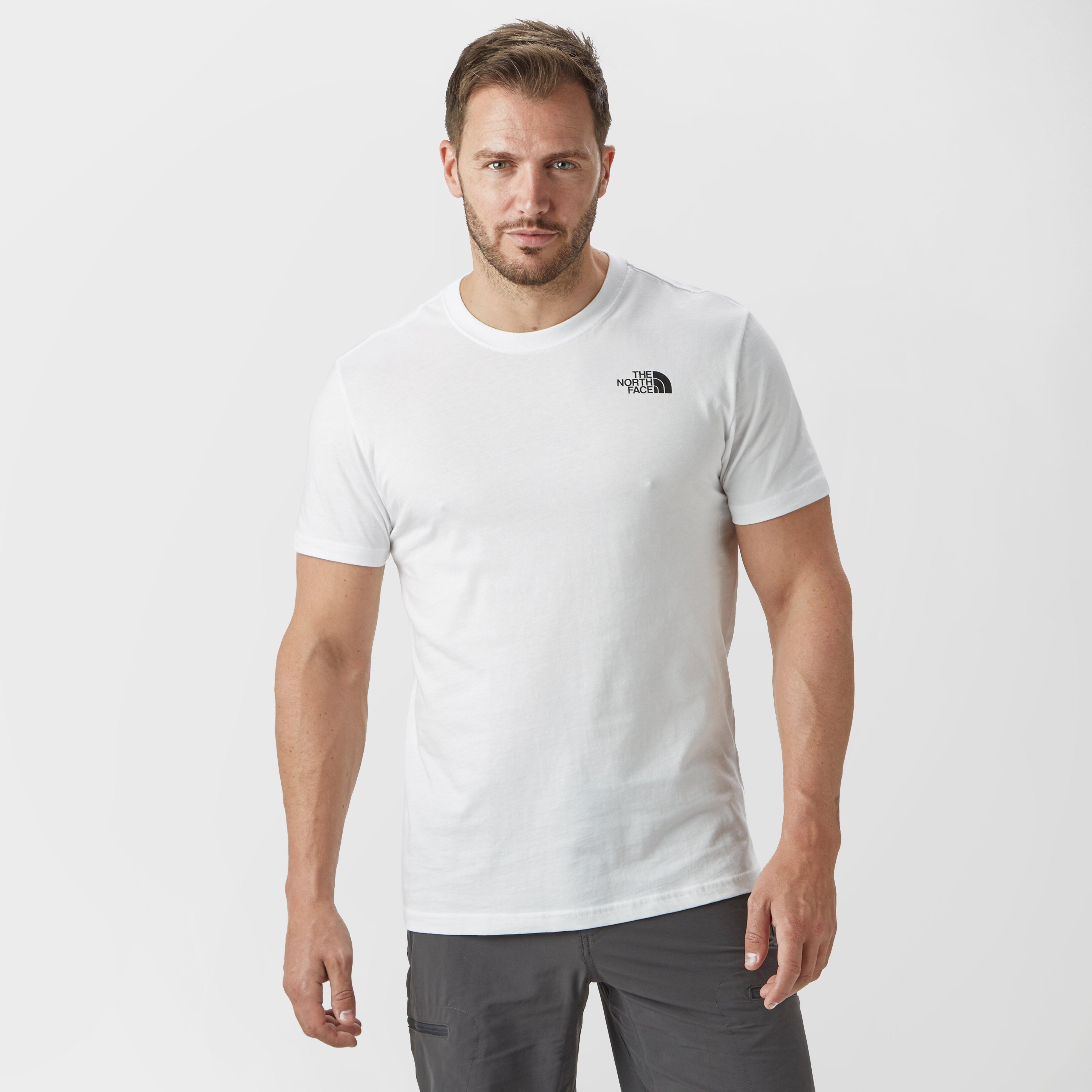 The North Face Men's Red Box Short Sleeve T-Shirt, White