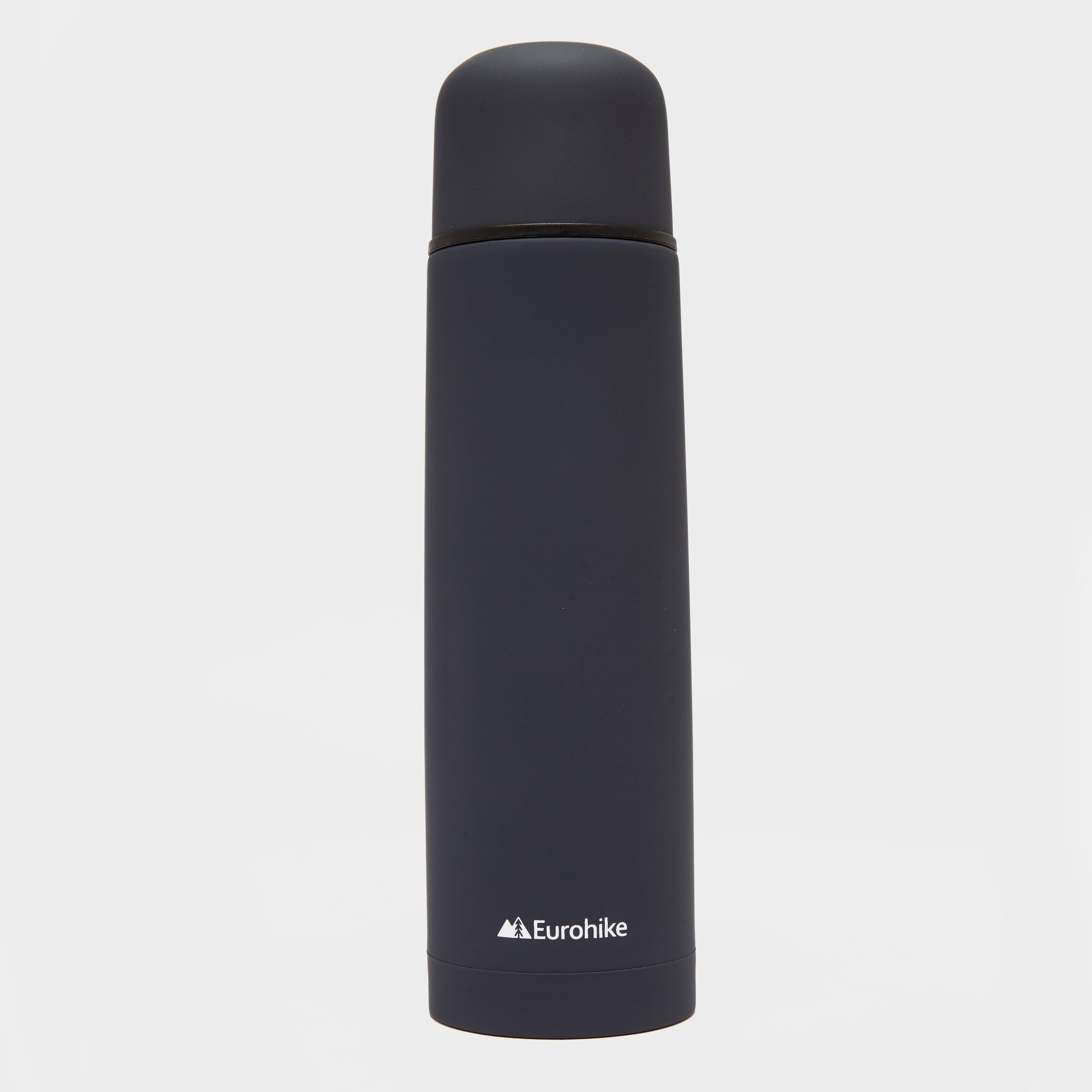 Eurohike 0.75L Rubberised Flask, Dark Grey