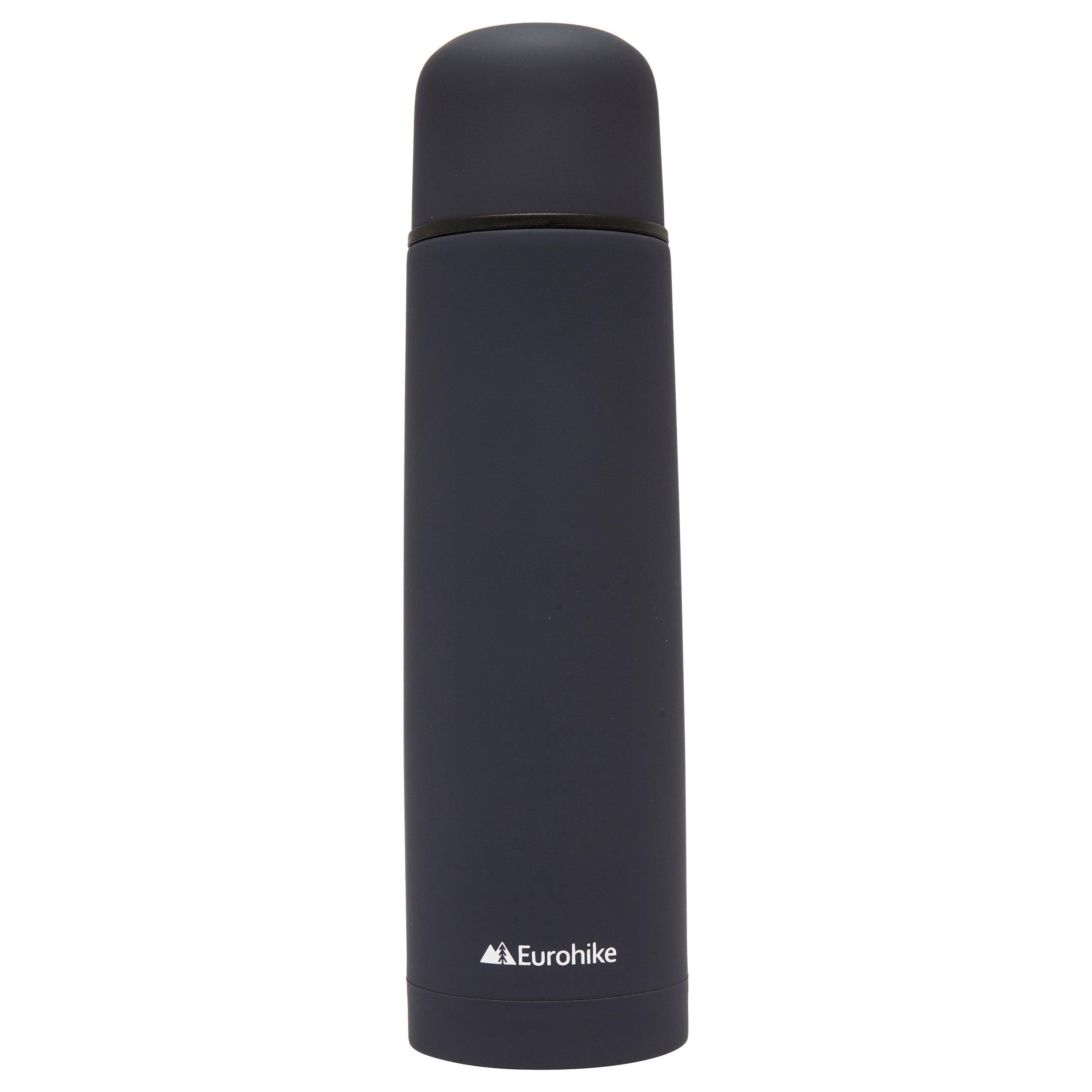 Rubberised Flask Black 0.75L