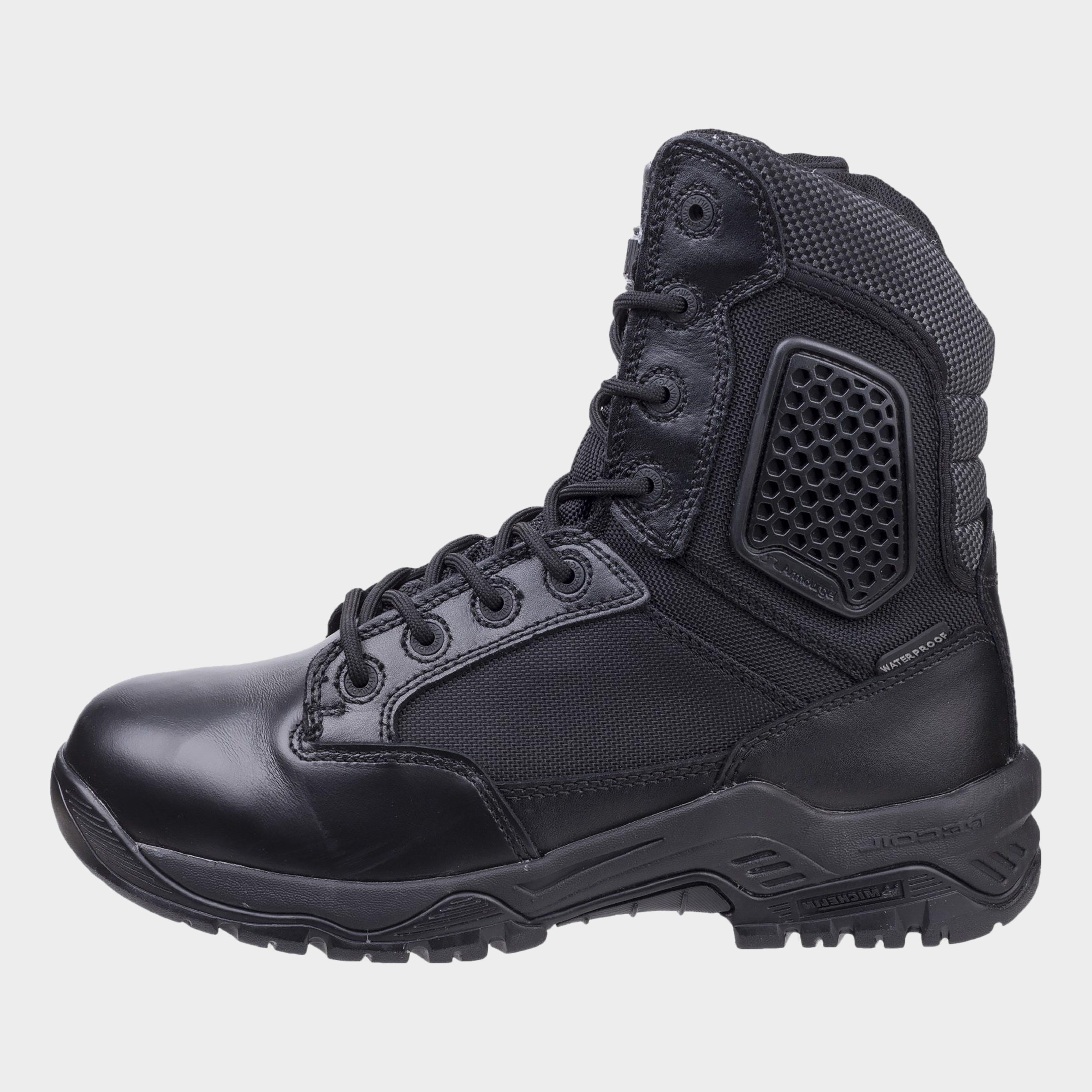 Magnum Men's Strike Force 8.0 Side-Zip WP Uniform Boot, Black