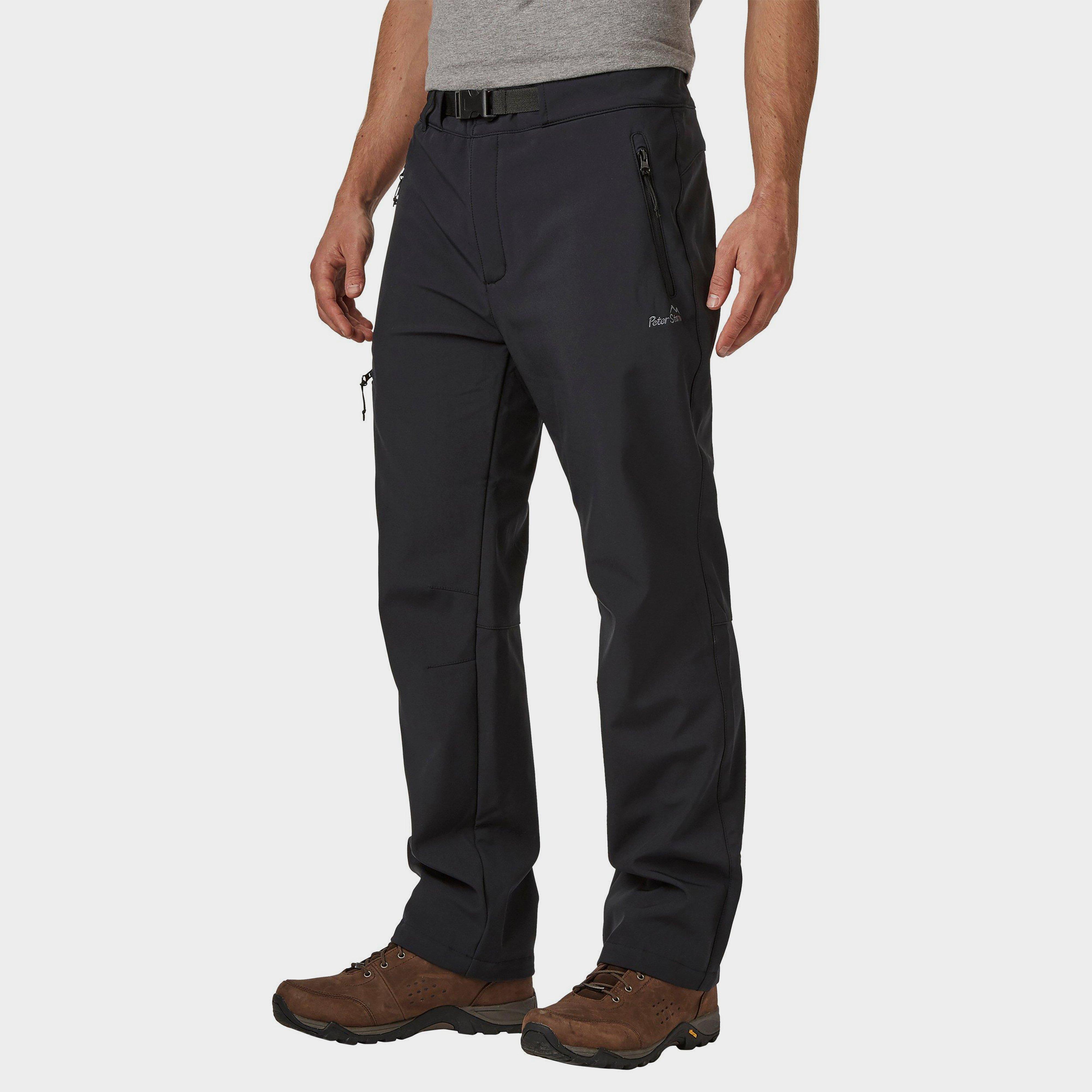 Peter Storm Men's Softshell Trousers, Black