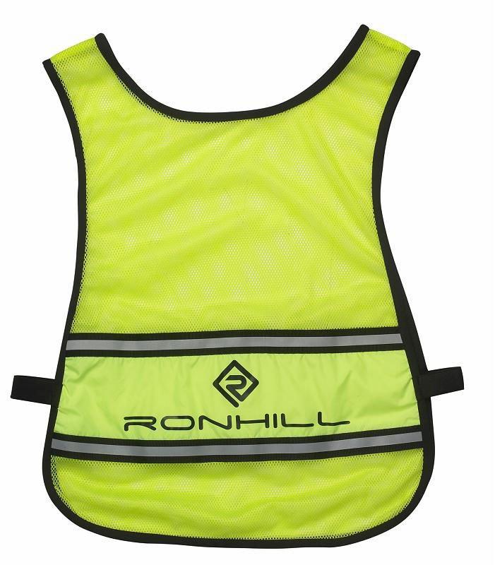 Ronhill Unisex Vizion Hi-Vis Running Bib, Yellow
