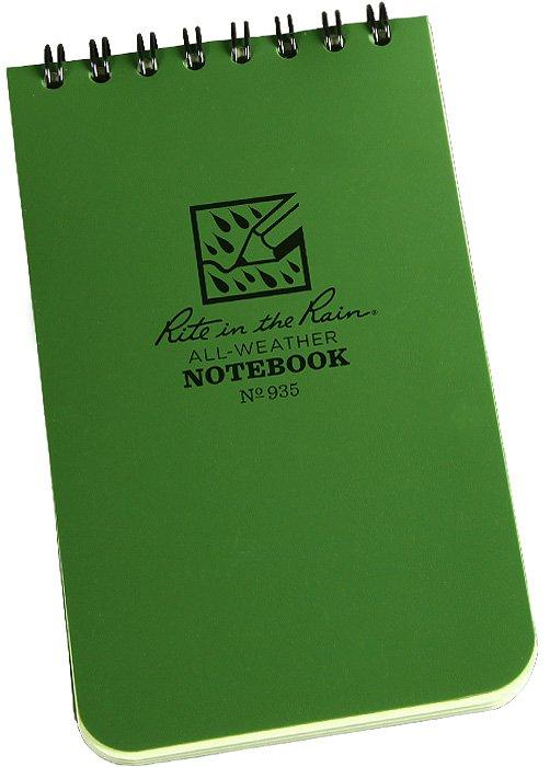 Rite Pocket Notebook (3" x 5"), Green