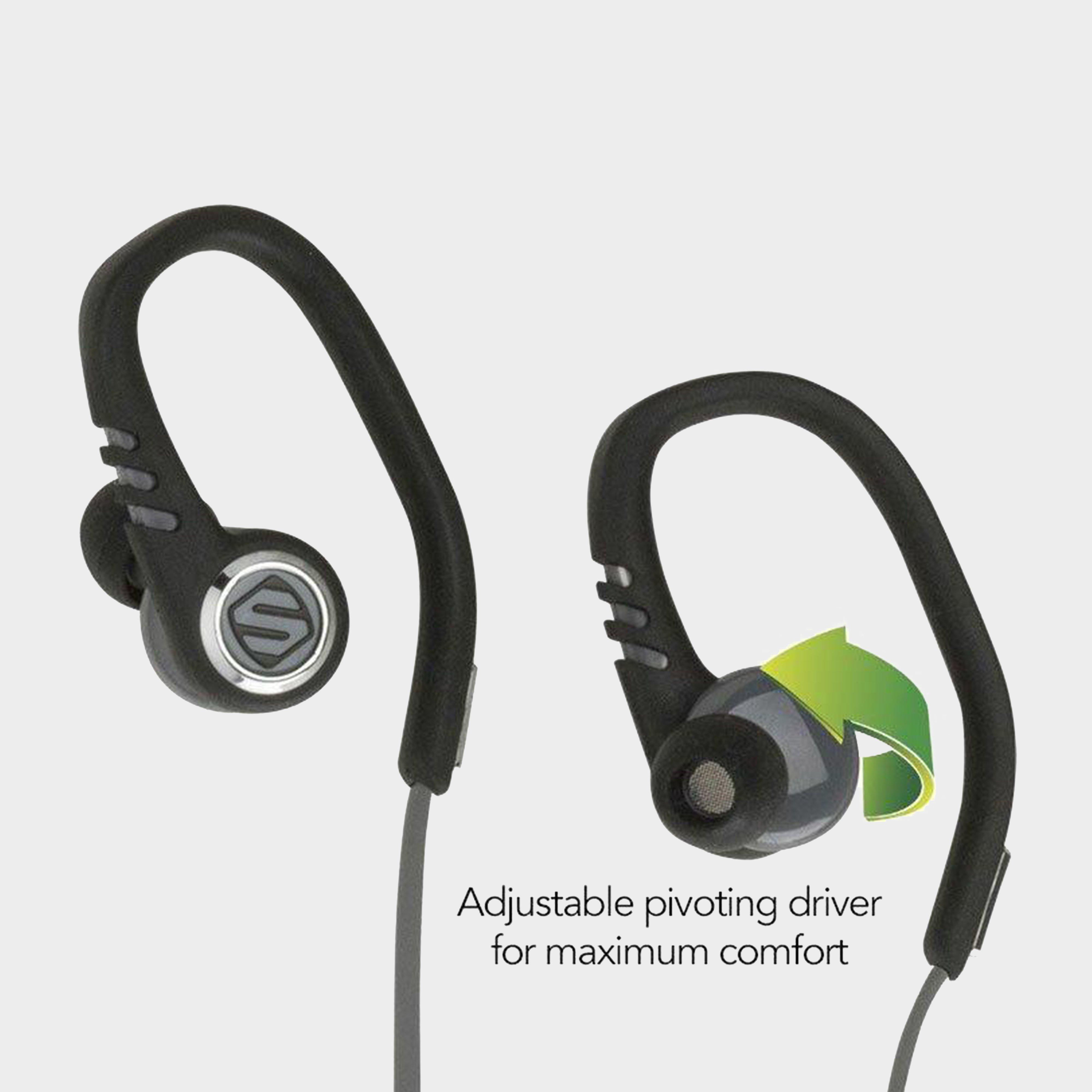Scosche SportCLIP 3 Sport Earbuds, Black