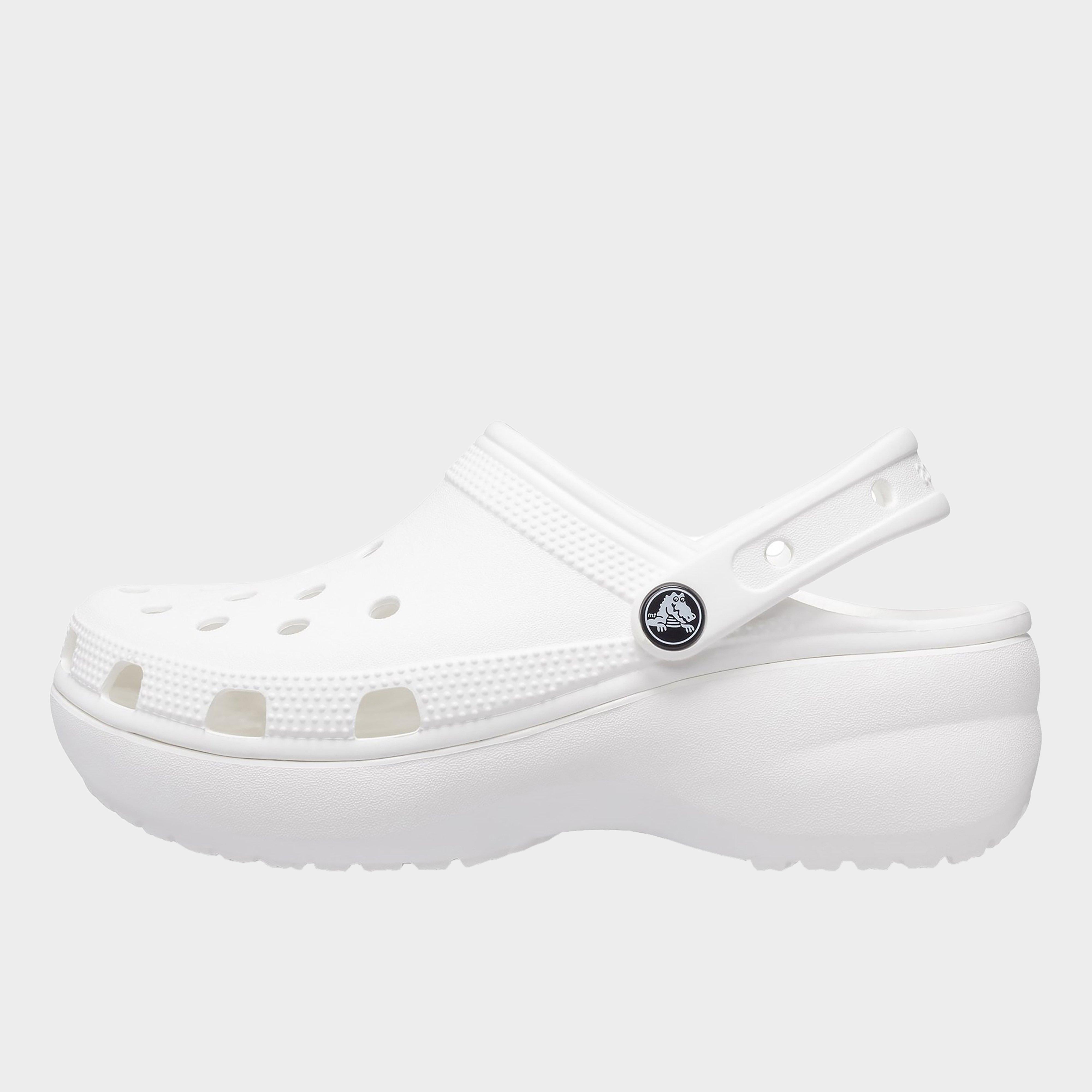 Crocs Women's Classic Clog Platform, White