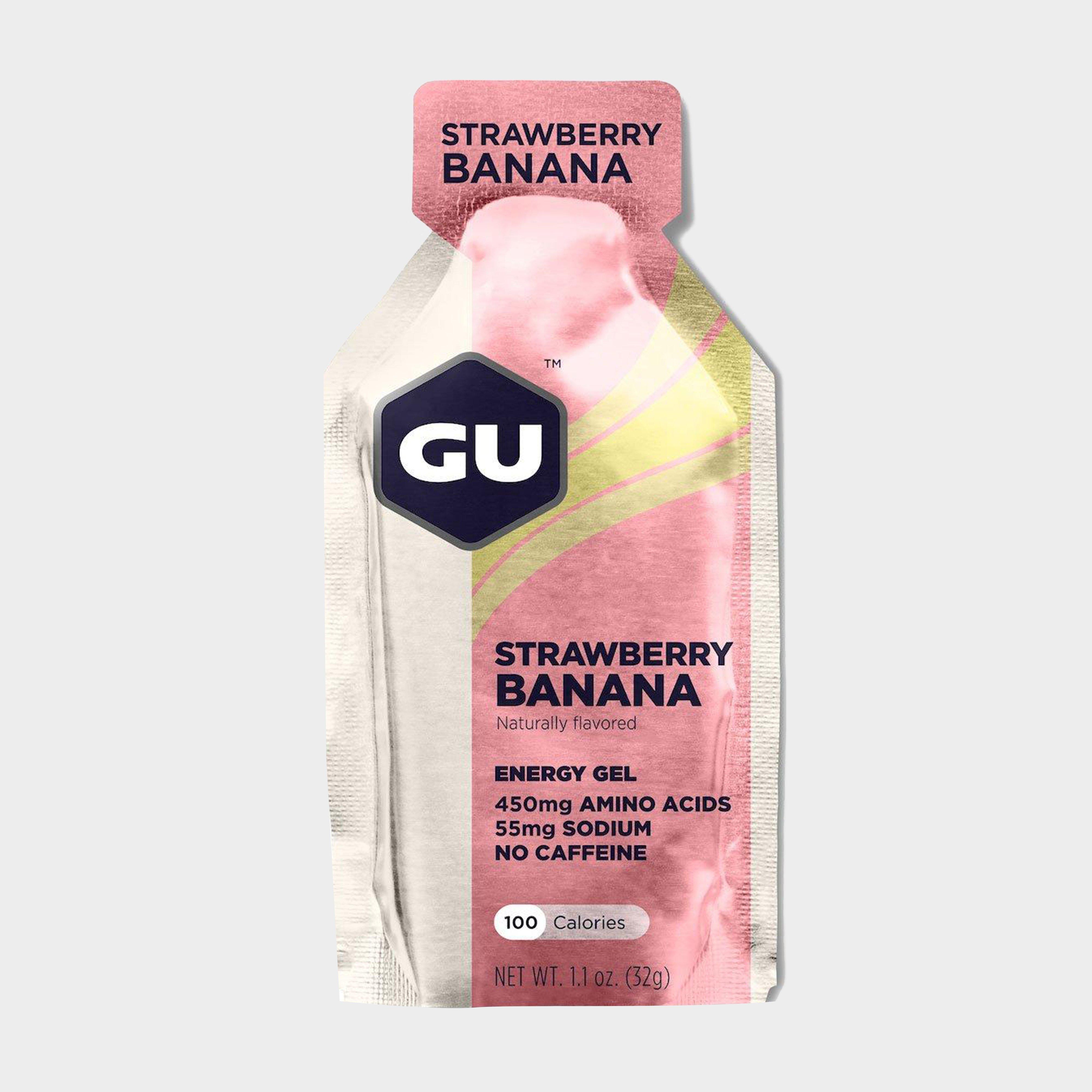 Go Outdoors GU Energy Gel - Strawberry Banana, Pink