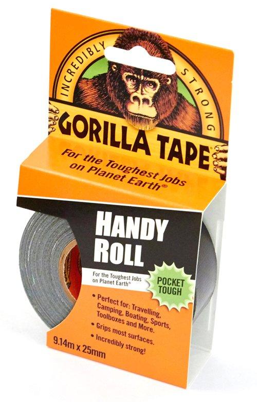 Go Outdoors Gorilla Tape, Handy Roll (25mm x 9.1m)