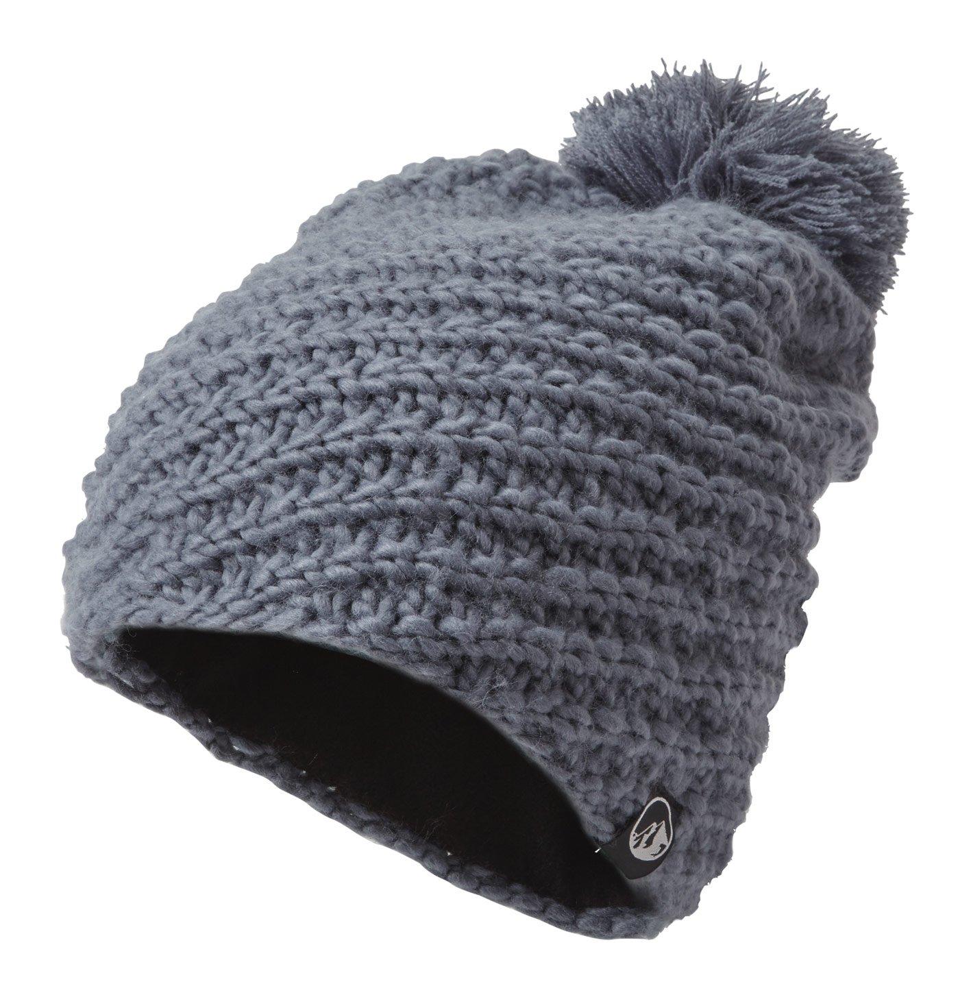 North Ridge Women's Hand Knitted Beanie, Grey