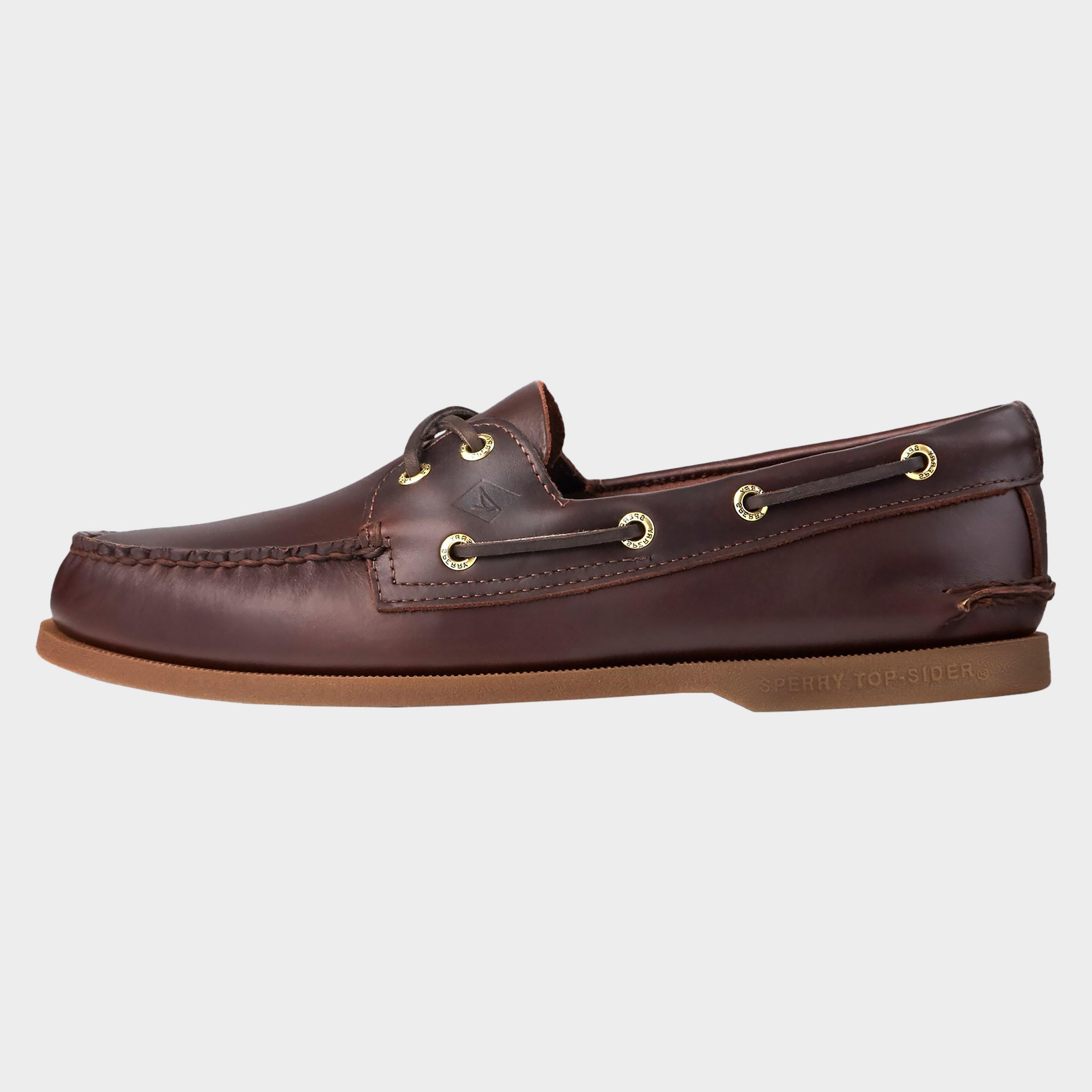 SPERRY Men's Authentic Original Leather Boat Shoe, Brown