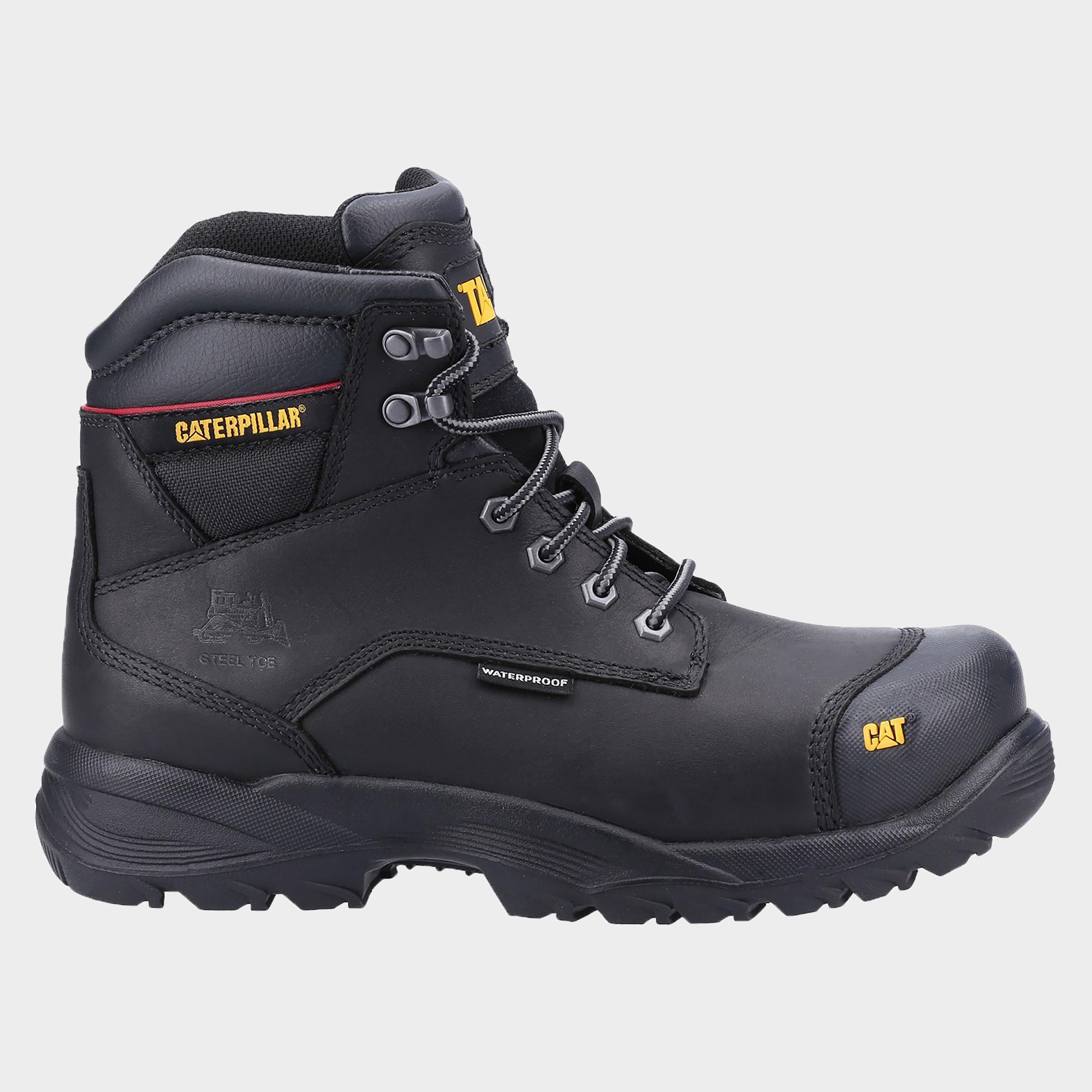 CAT Men's Spiro Waterproof Safety Boot, Black