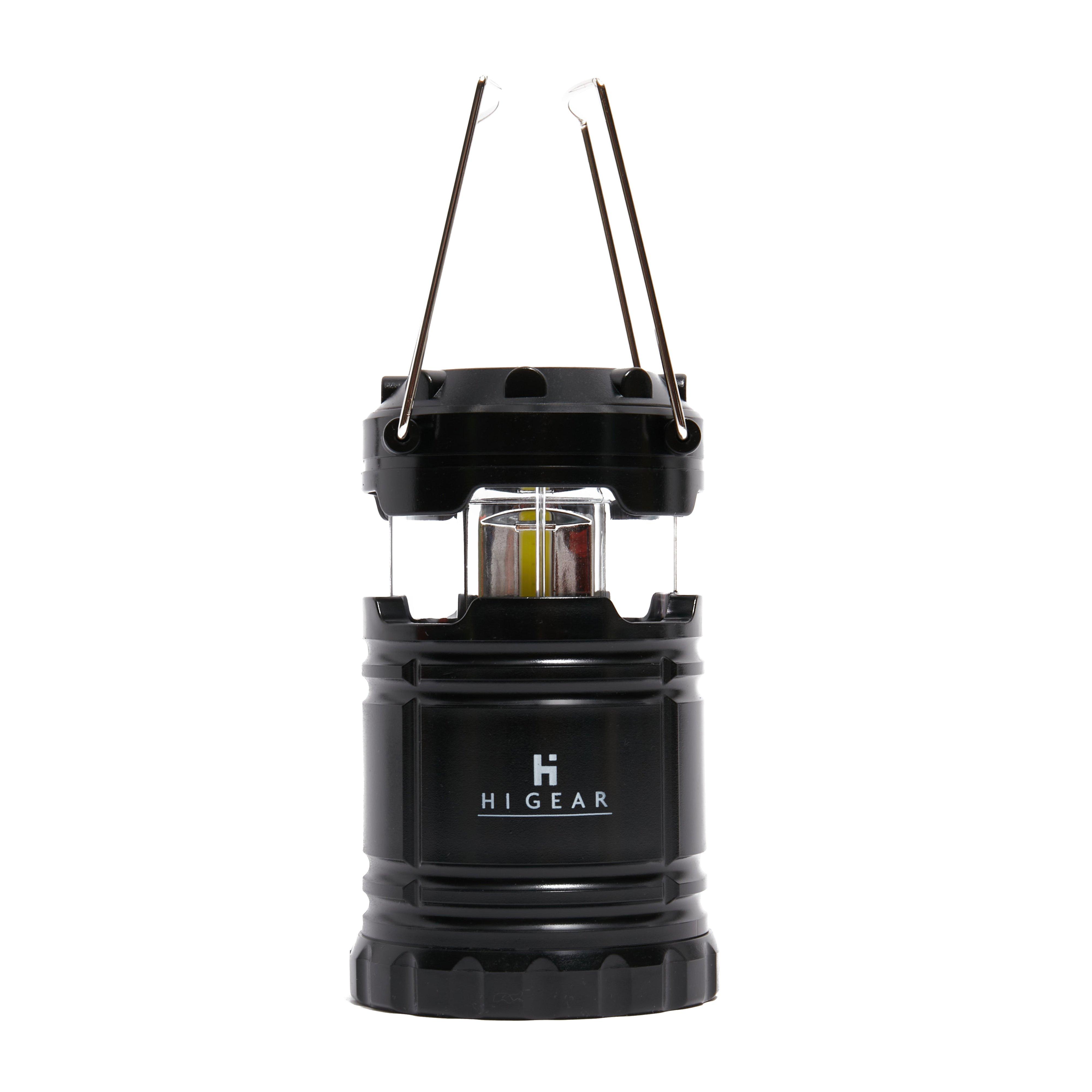 3W Cob Telescopic Lantern Black