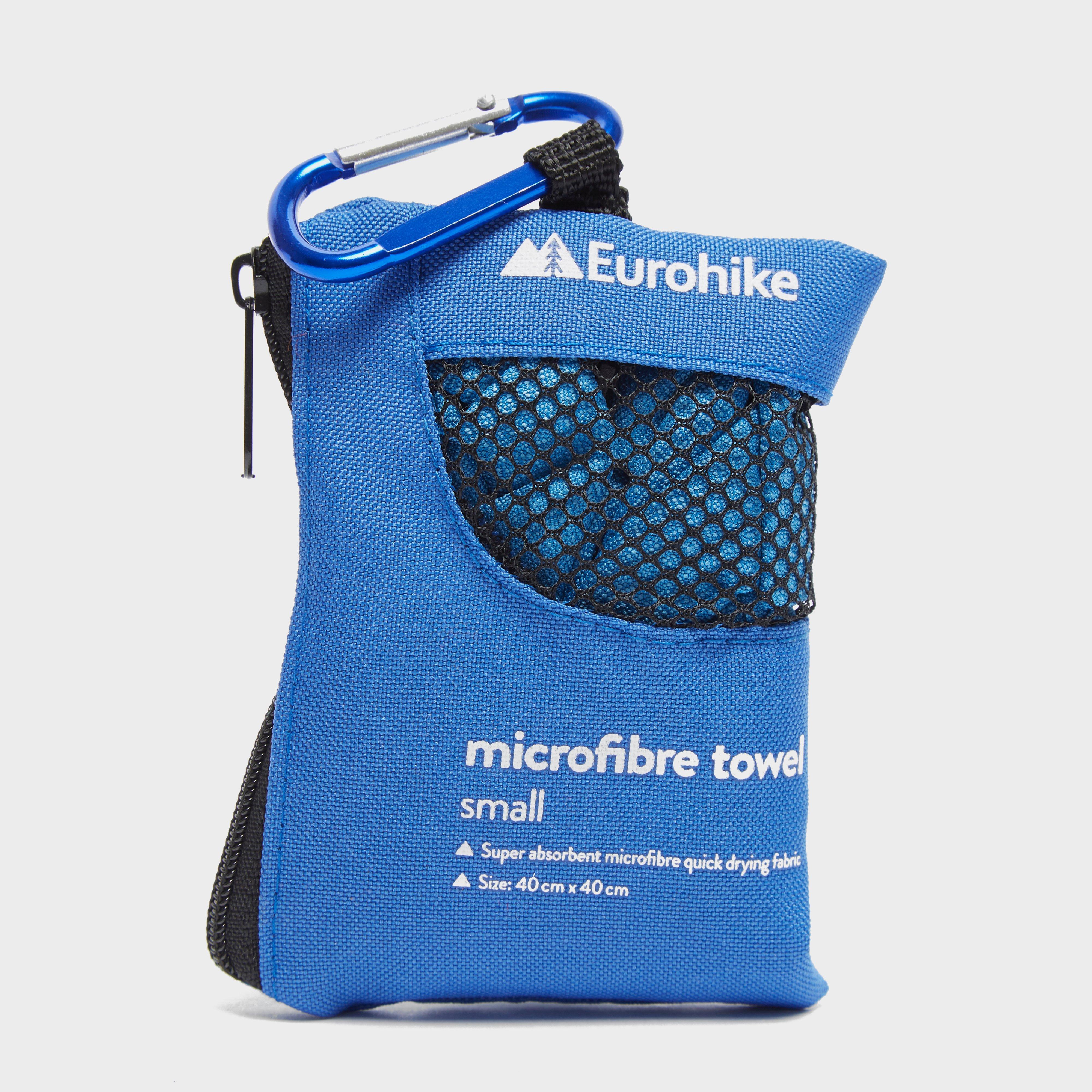 Eurohike Microfibre Mini Clip Towel (40x40cm), Blue