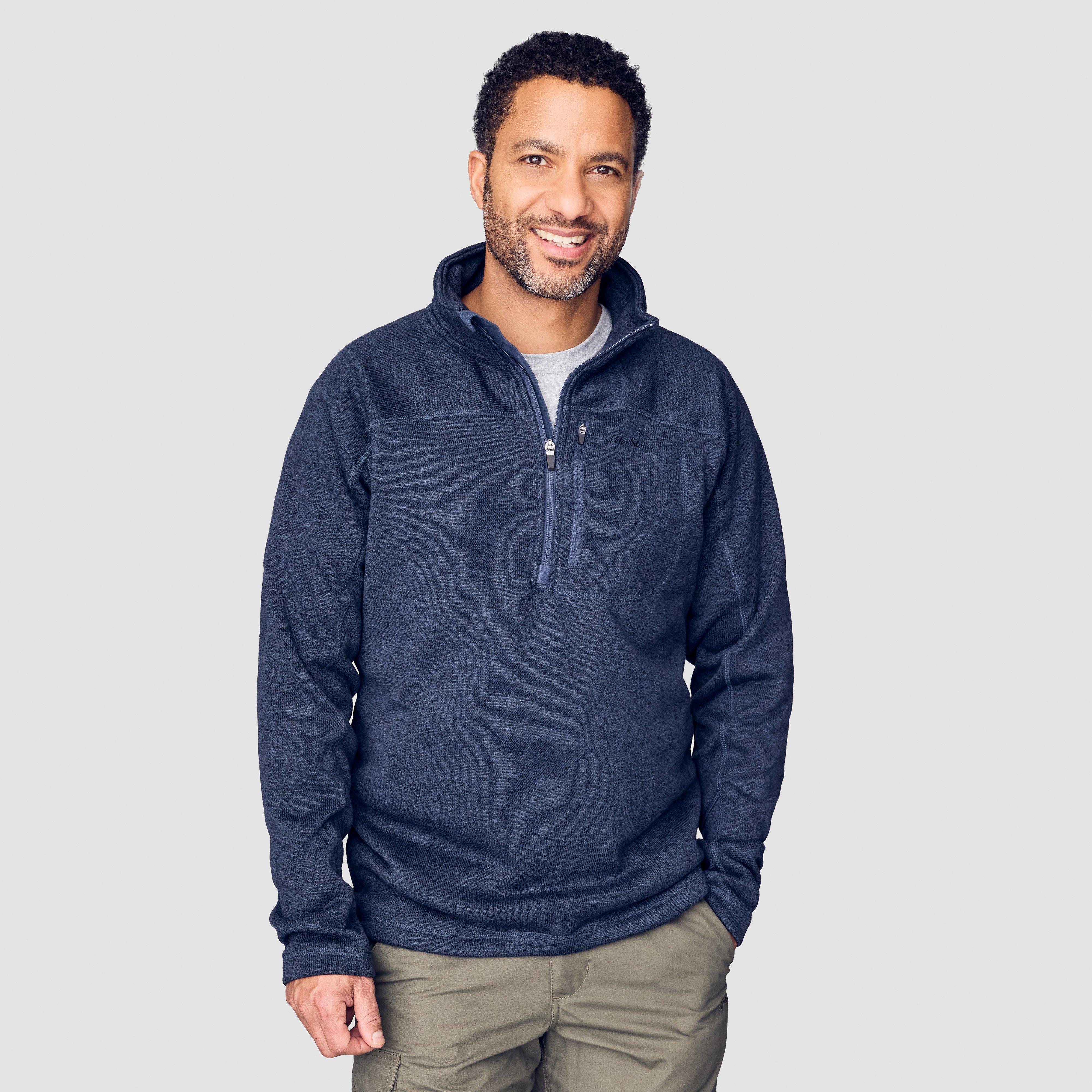 Peter Storm Men's Hohokum Half Zip Fleece, Blue