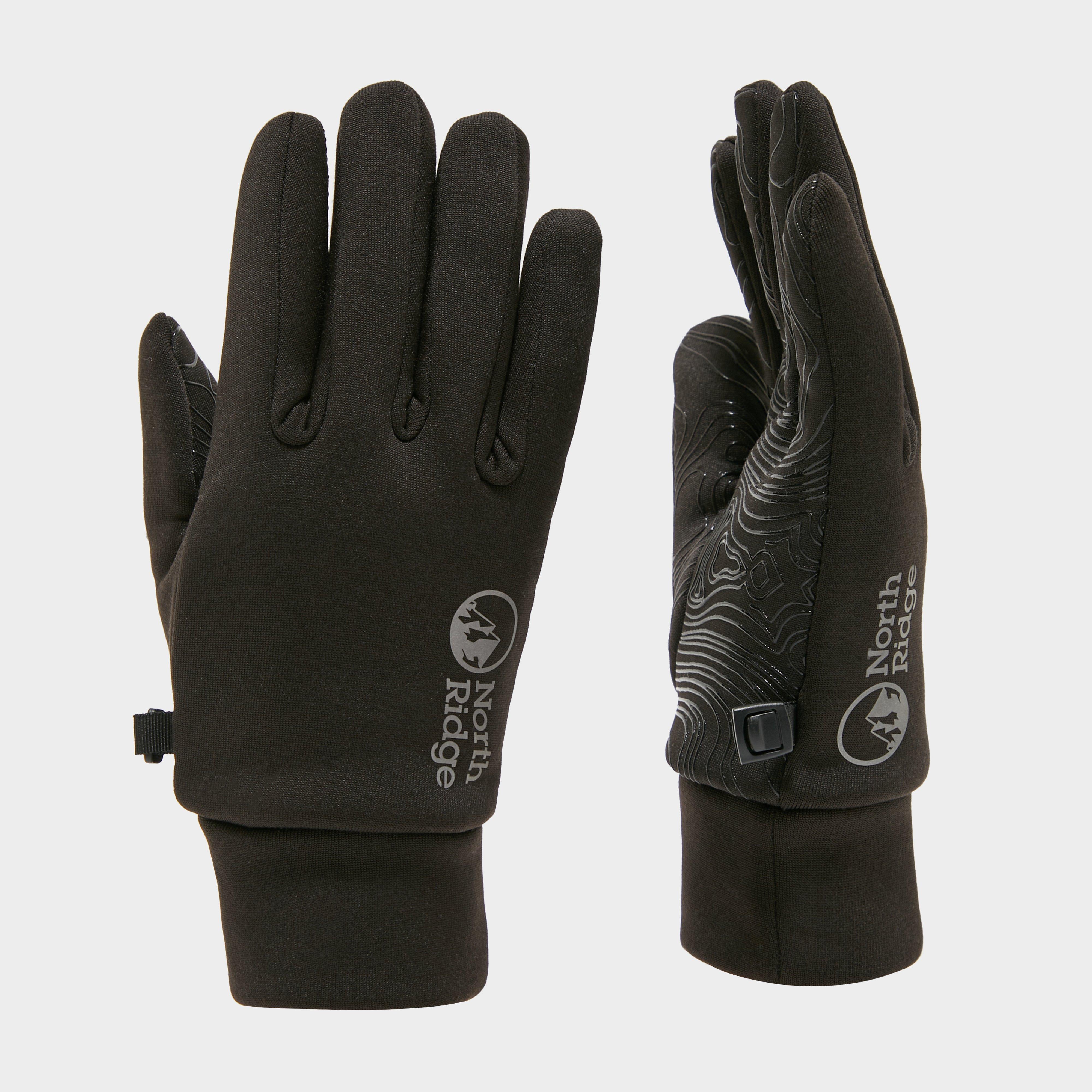 North Ridge Women's Insulated Grip Glove, Black