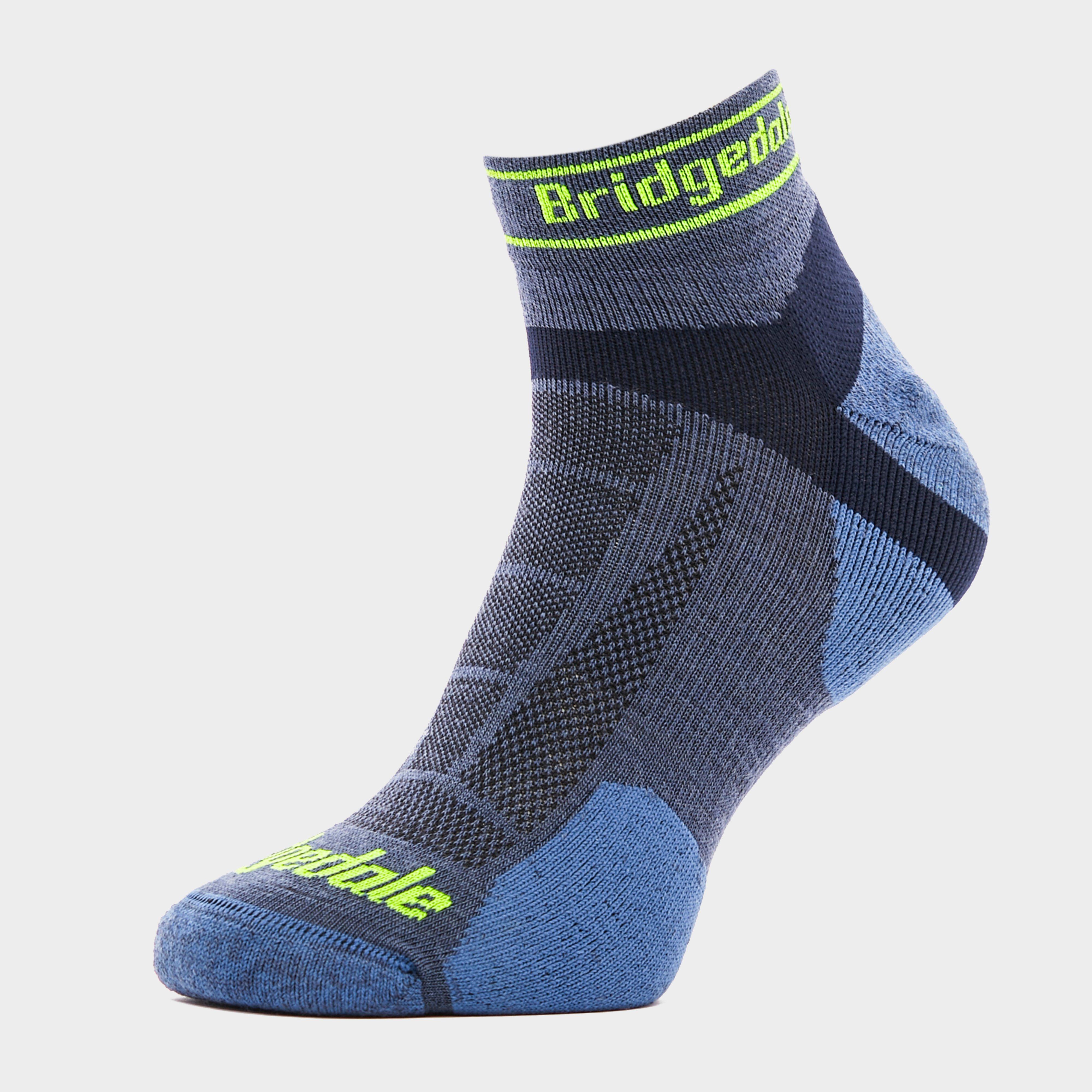 Bridgedale Men's Ultra Light T2 Merino Sport Low Socks, Blue