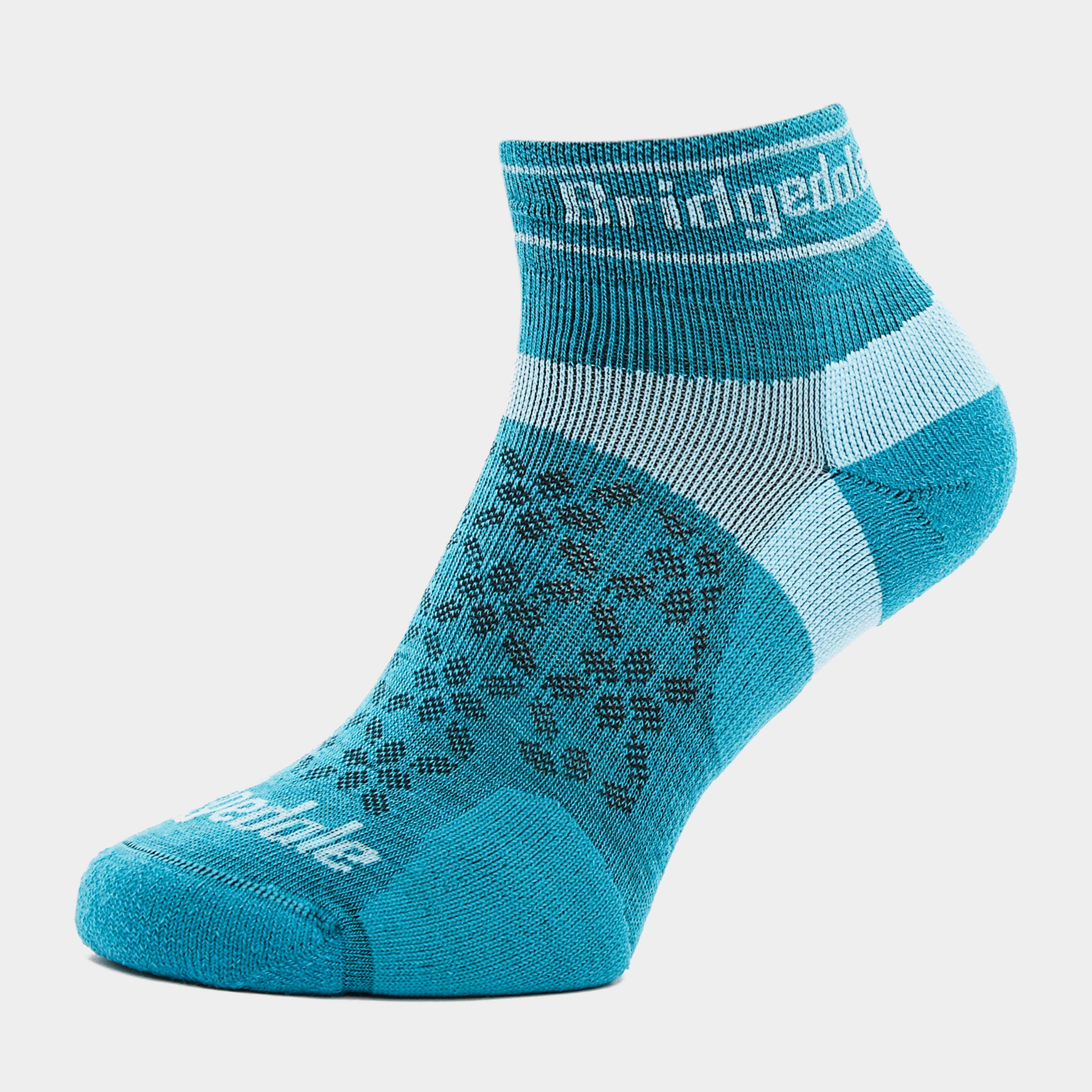 Bridgedale Women's Ultra Light T2 Merino Sport Low Socks, Blue
