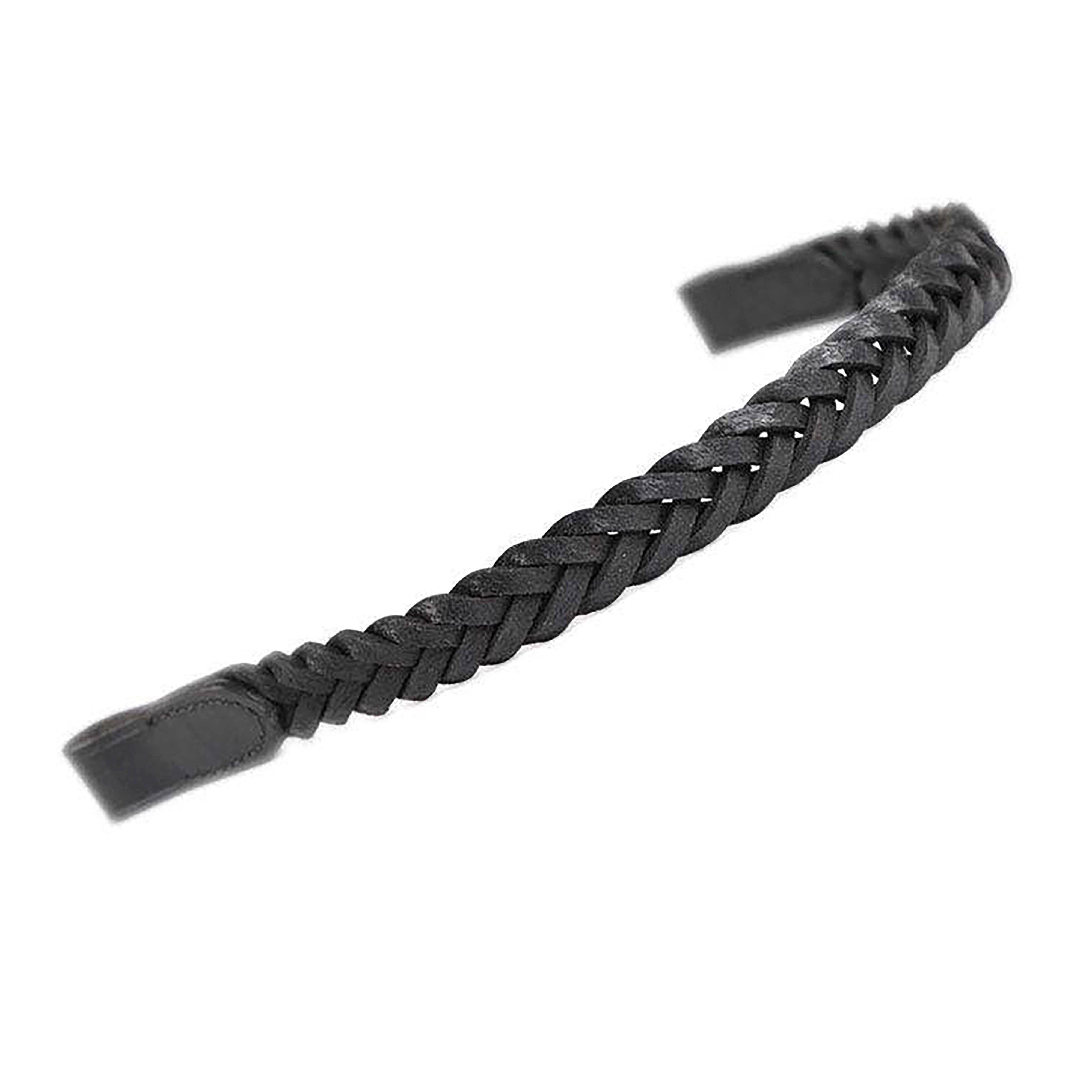 GARA Plaited Browband Black