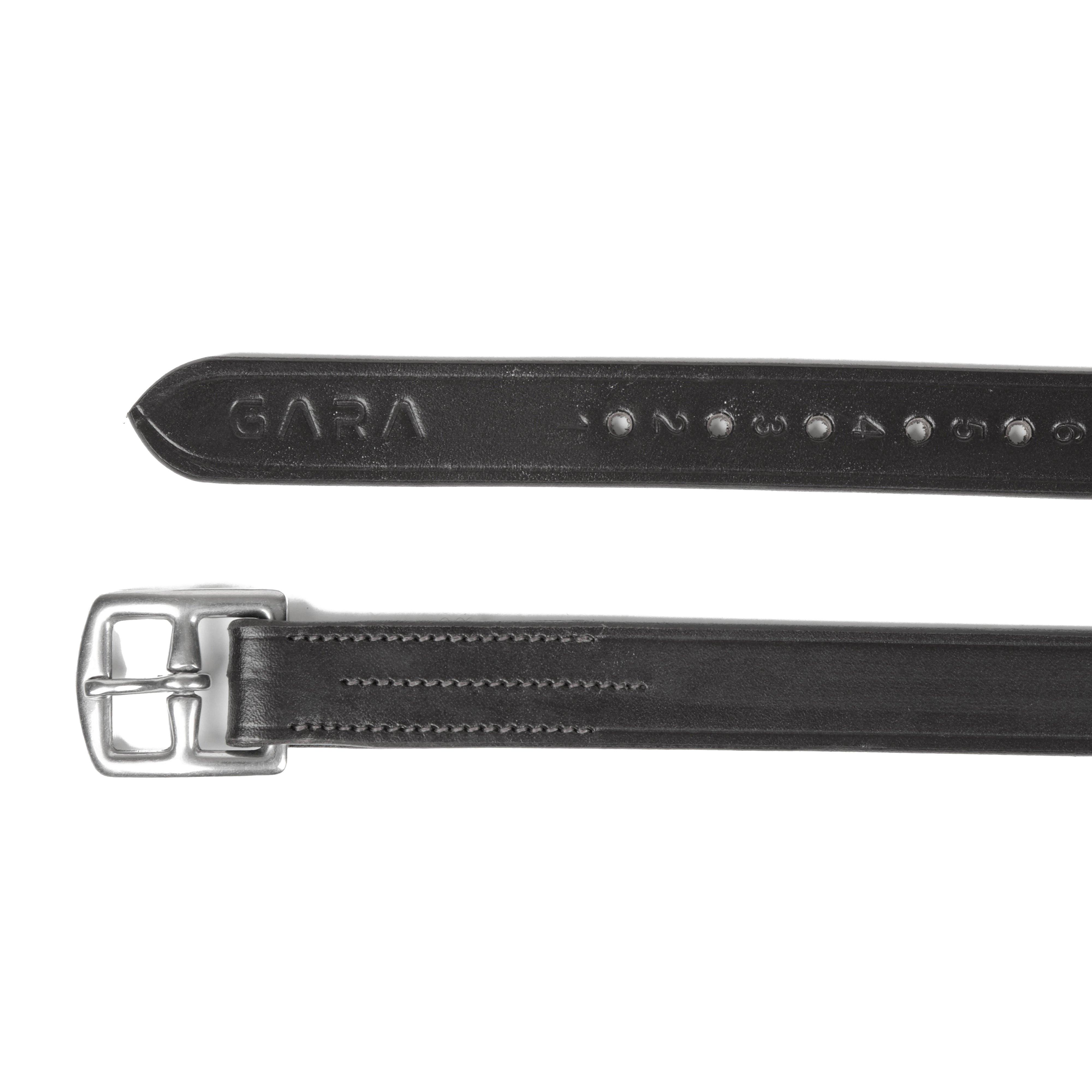 GARA Stirrup Leathers Black