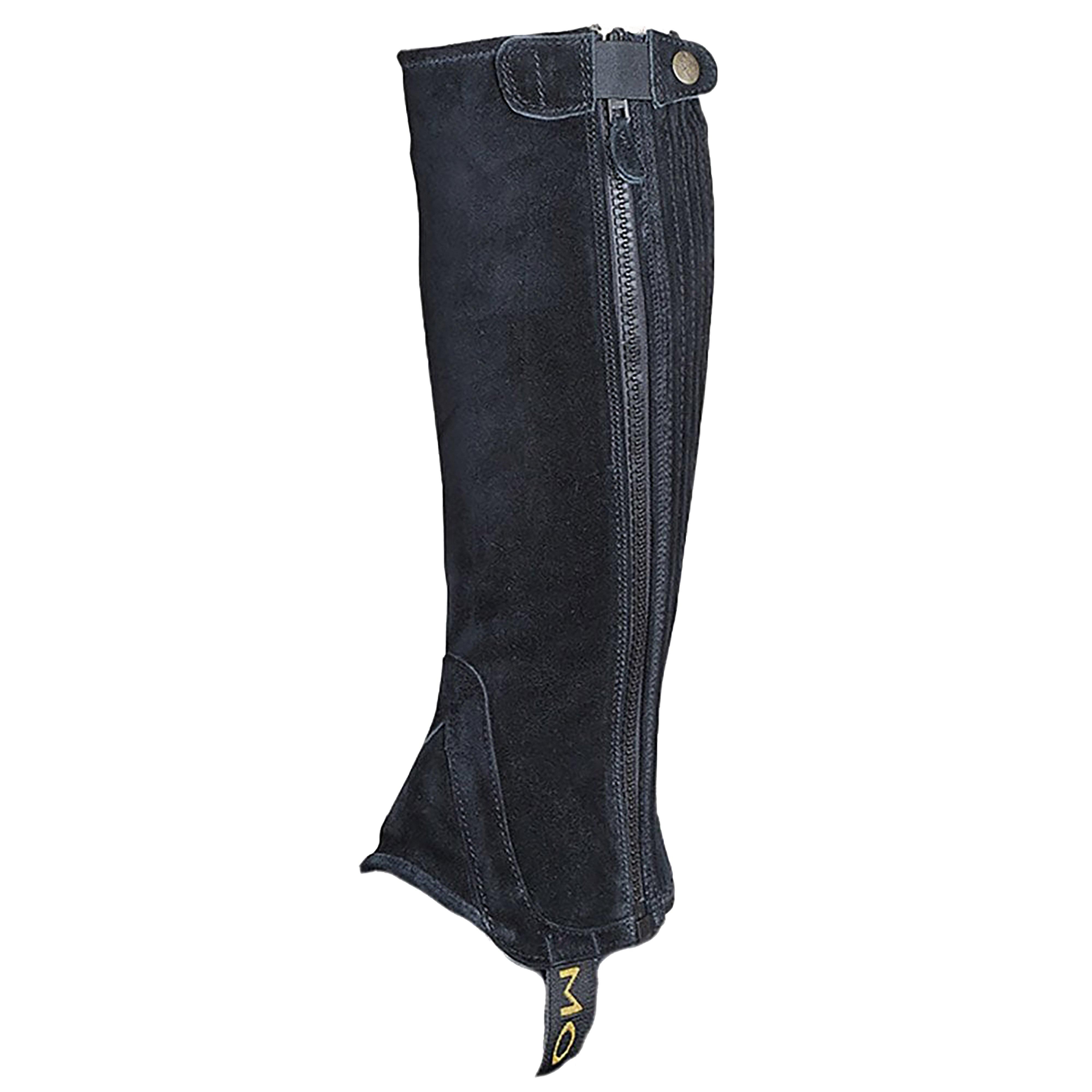 Childs Suede Half Chaps Black