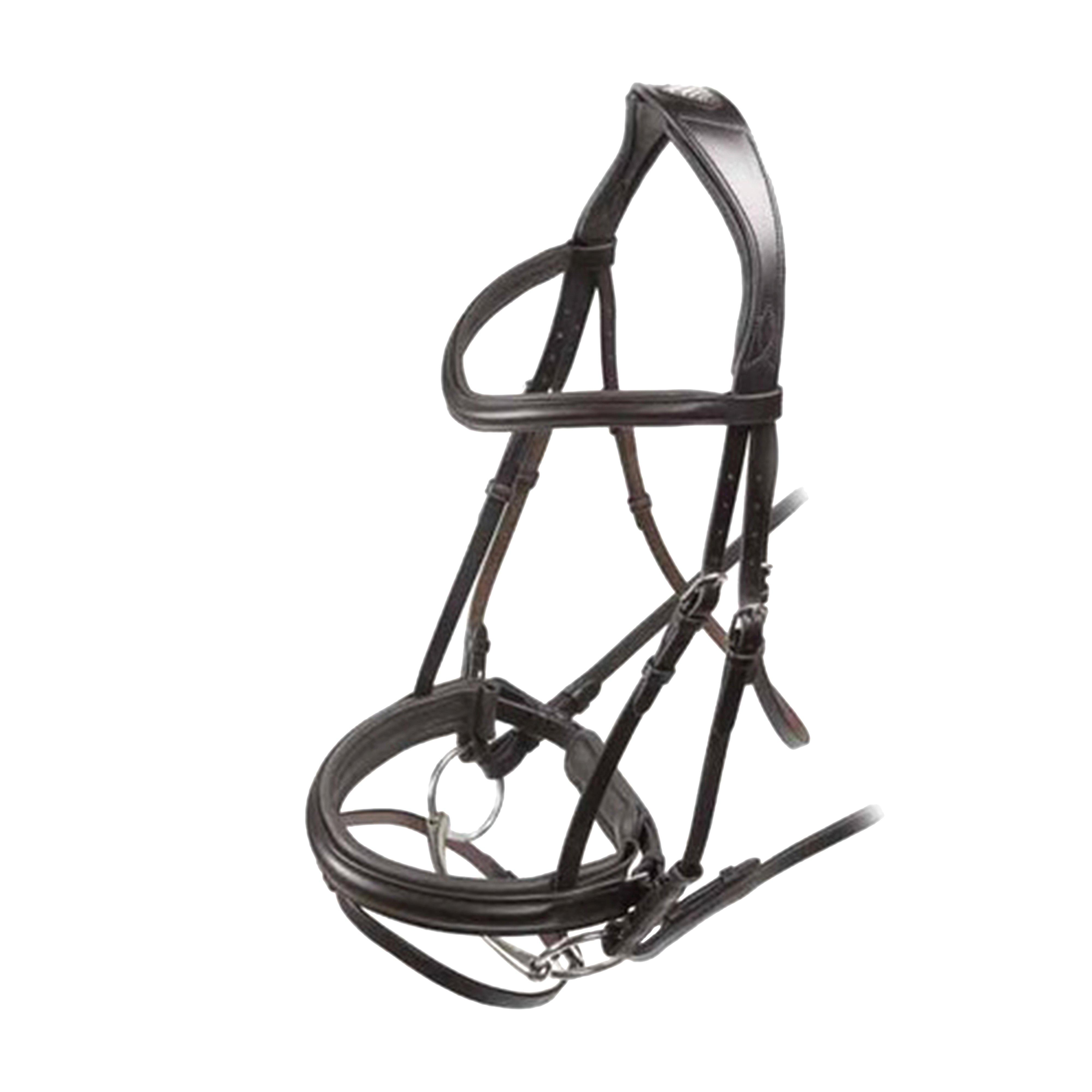 Dressage Flash Bridle Black