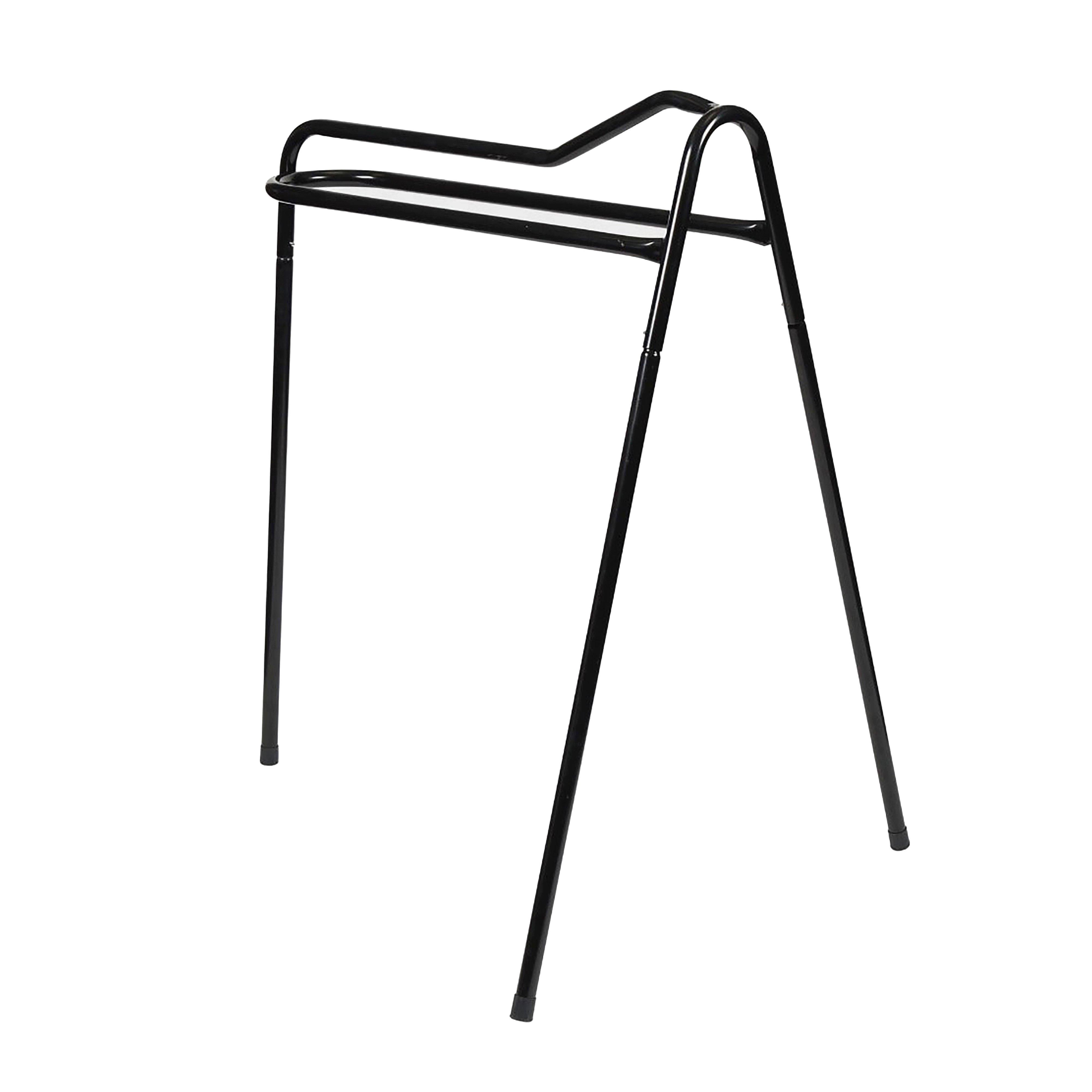 Collapsible Saddle Stand Black