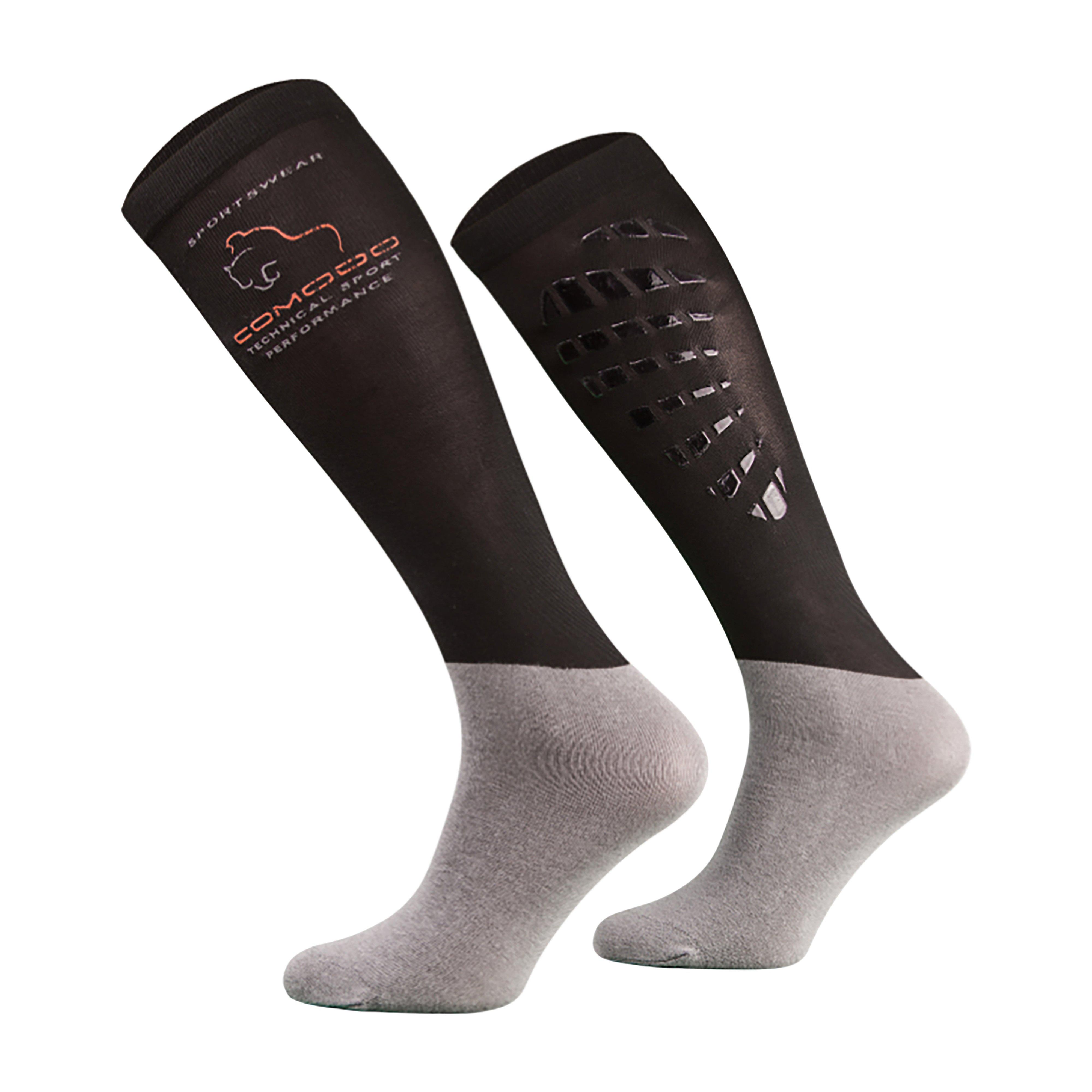 Adults Silicone Grip Socks Black