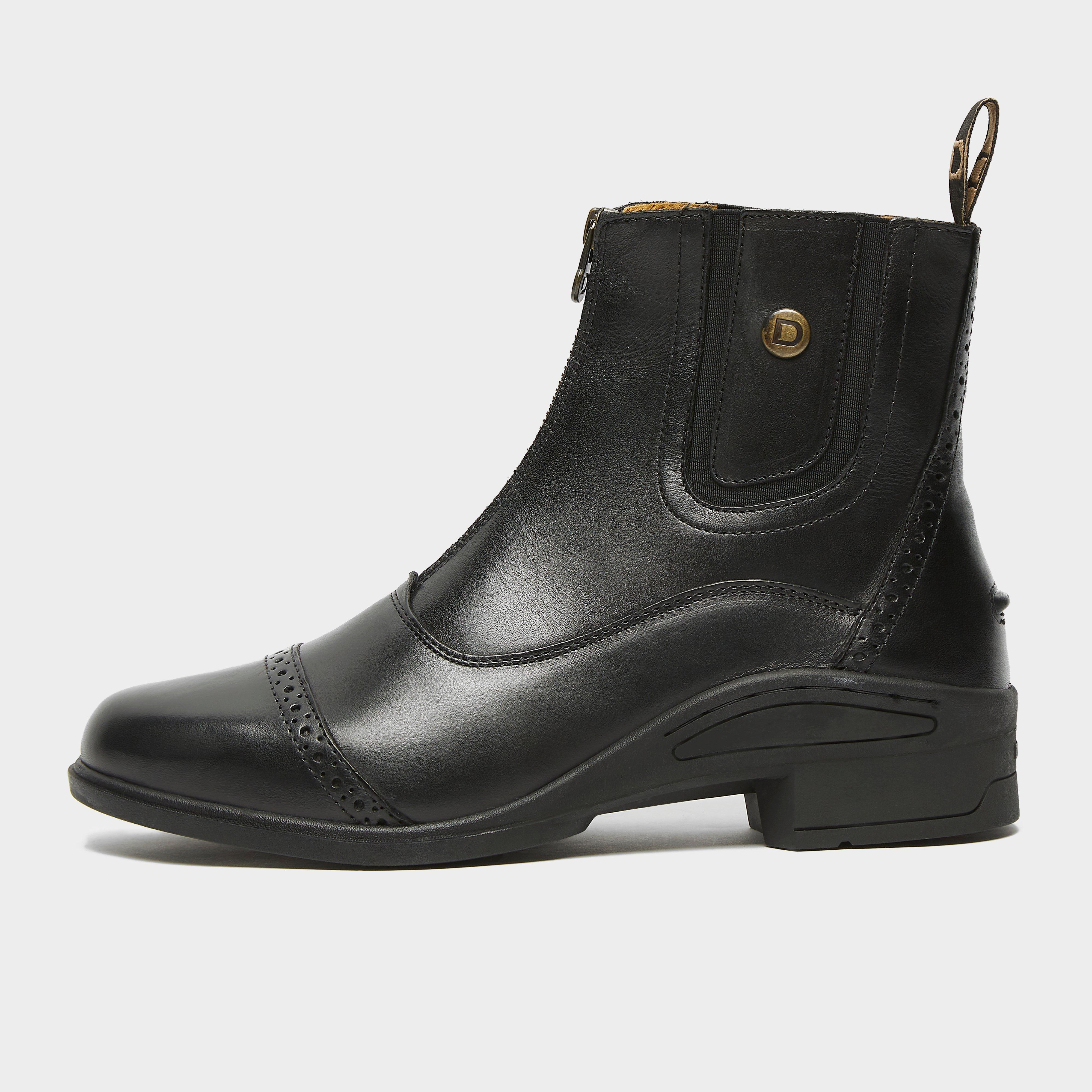 Dublin Womens Rapture Zip Paddock Boots, Black