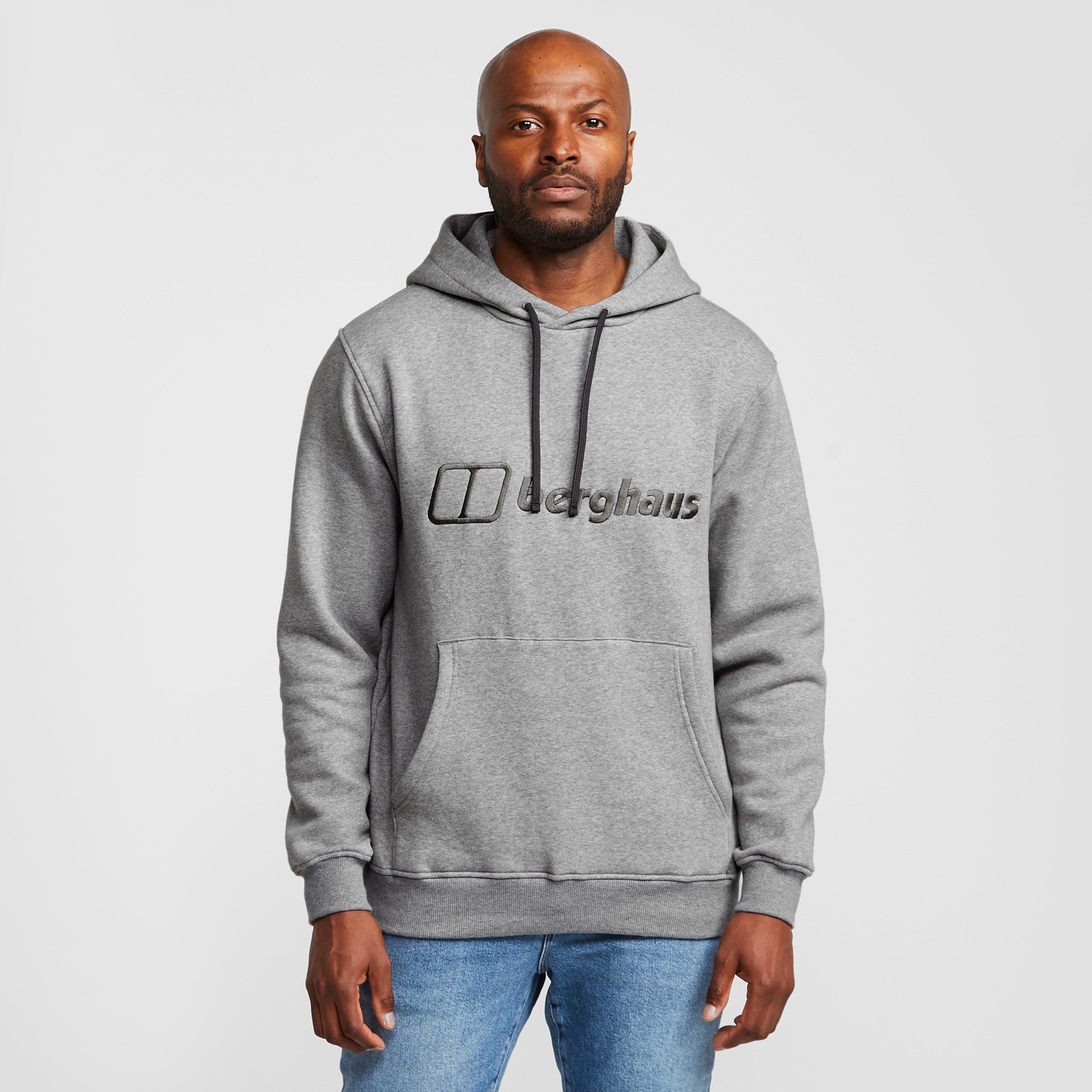 Berghaus Men's Logo Hoodie, Grey