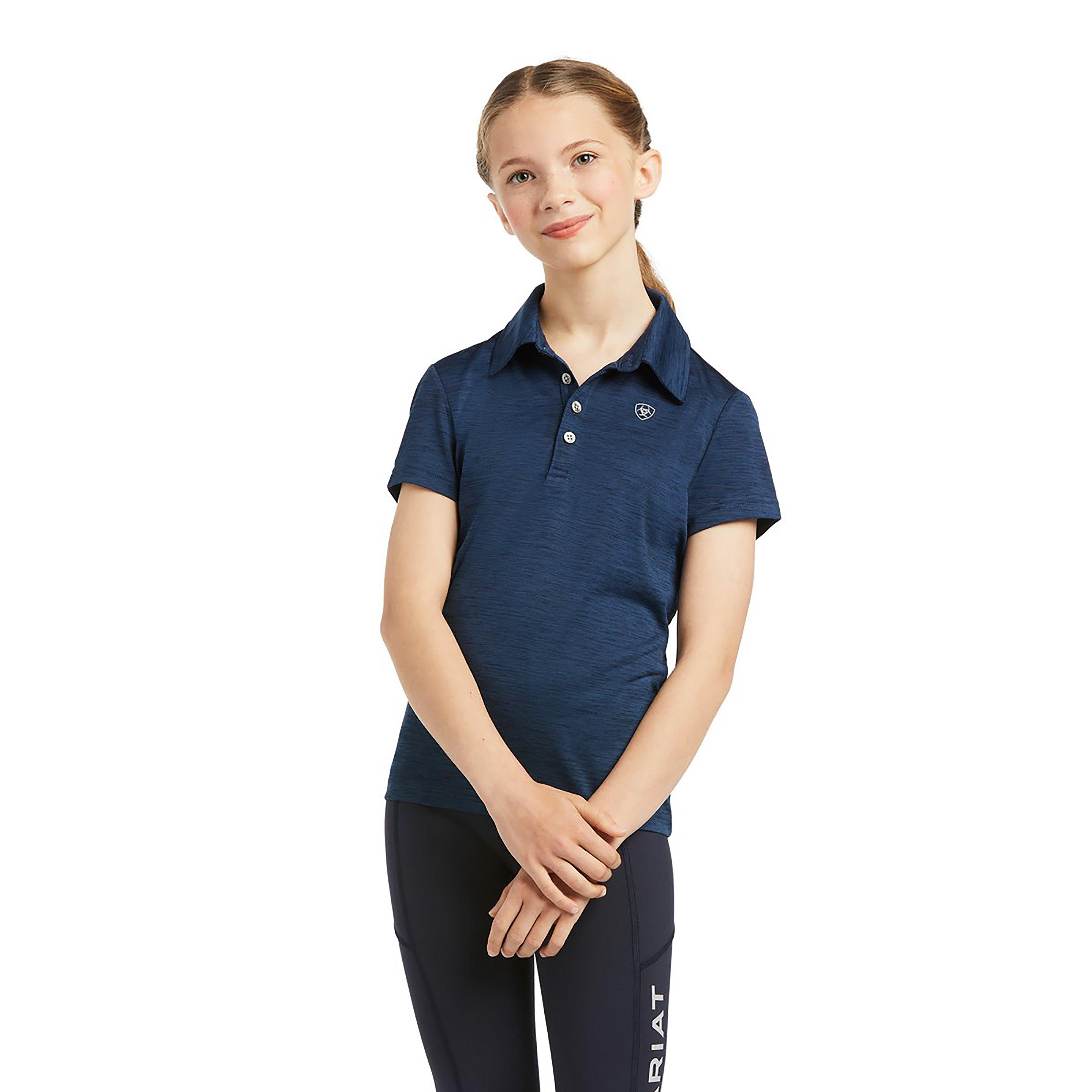 Childs Laguna Short Sleeved Polo Shirt Navy