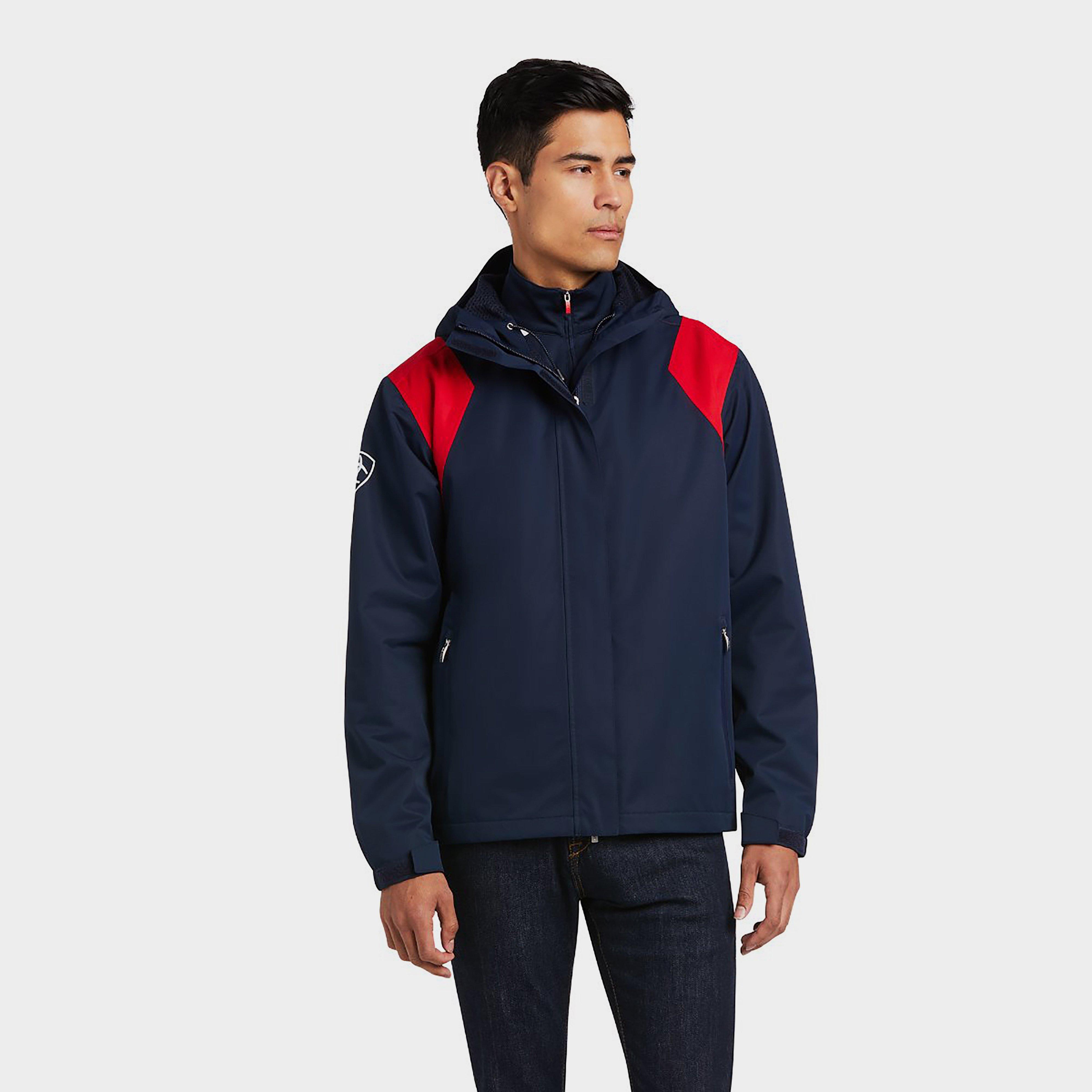 Ariat Men's Spectator Waterproof Team Jacket, Navy