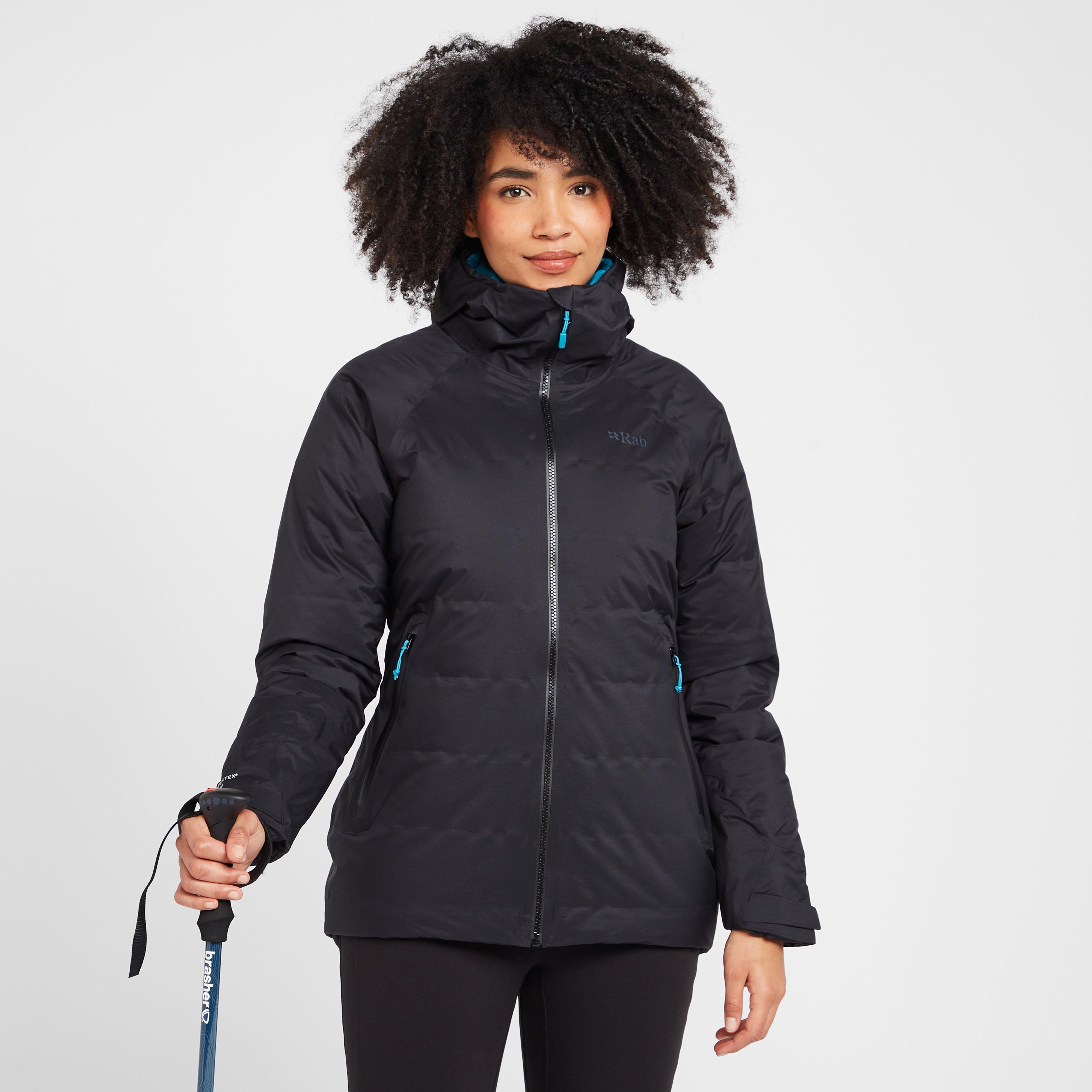 Rab Women's Valiance Waterproof Down Jacket, Black
