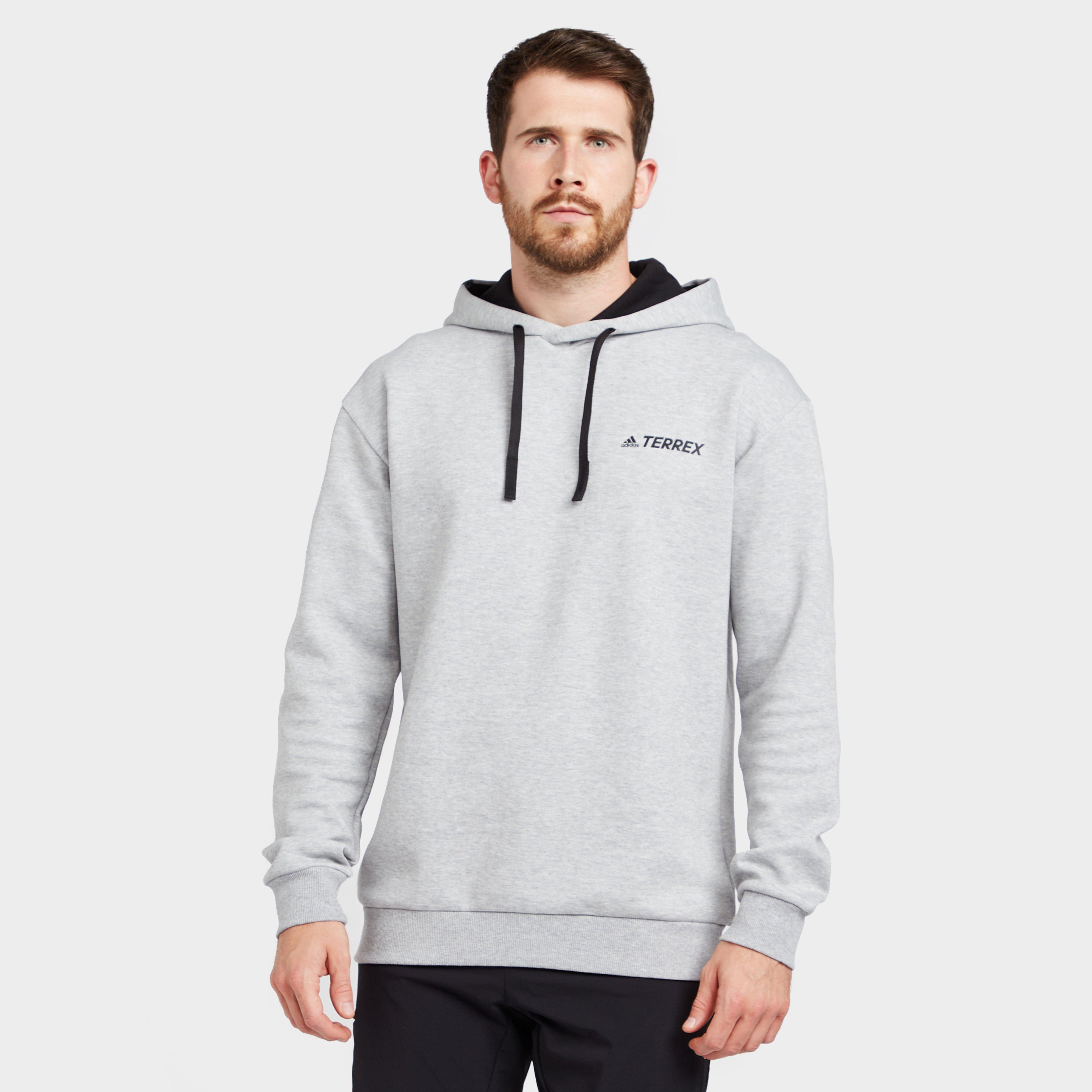 adidas Terrex Men's Logo Graphic Hoodie, Grey