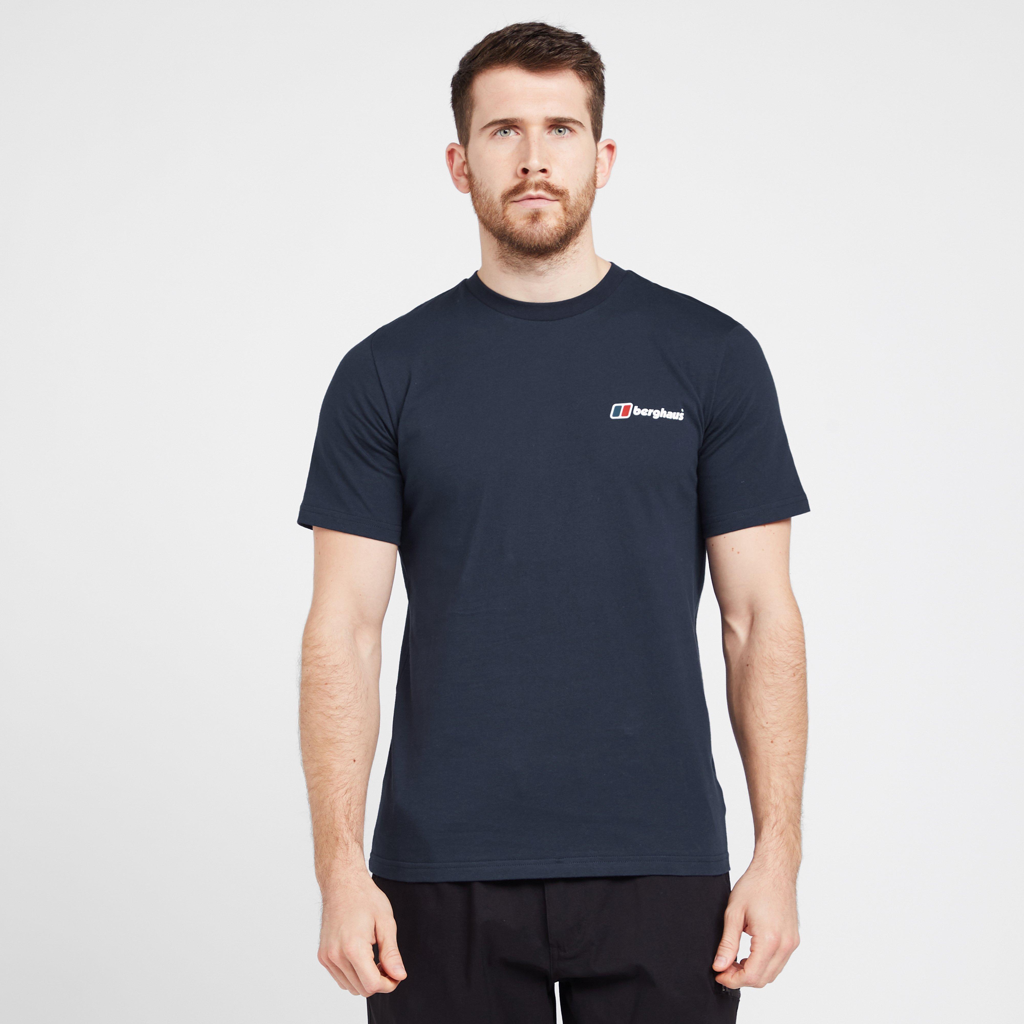 Berghaus Men's Classic Logo Organic T-Shirt, Navy