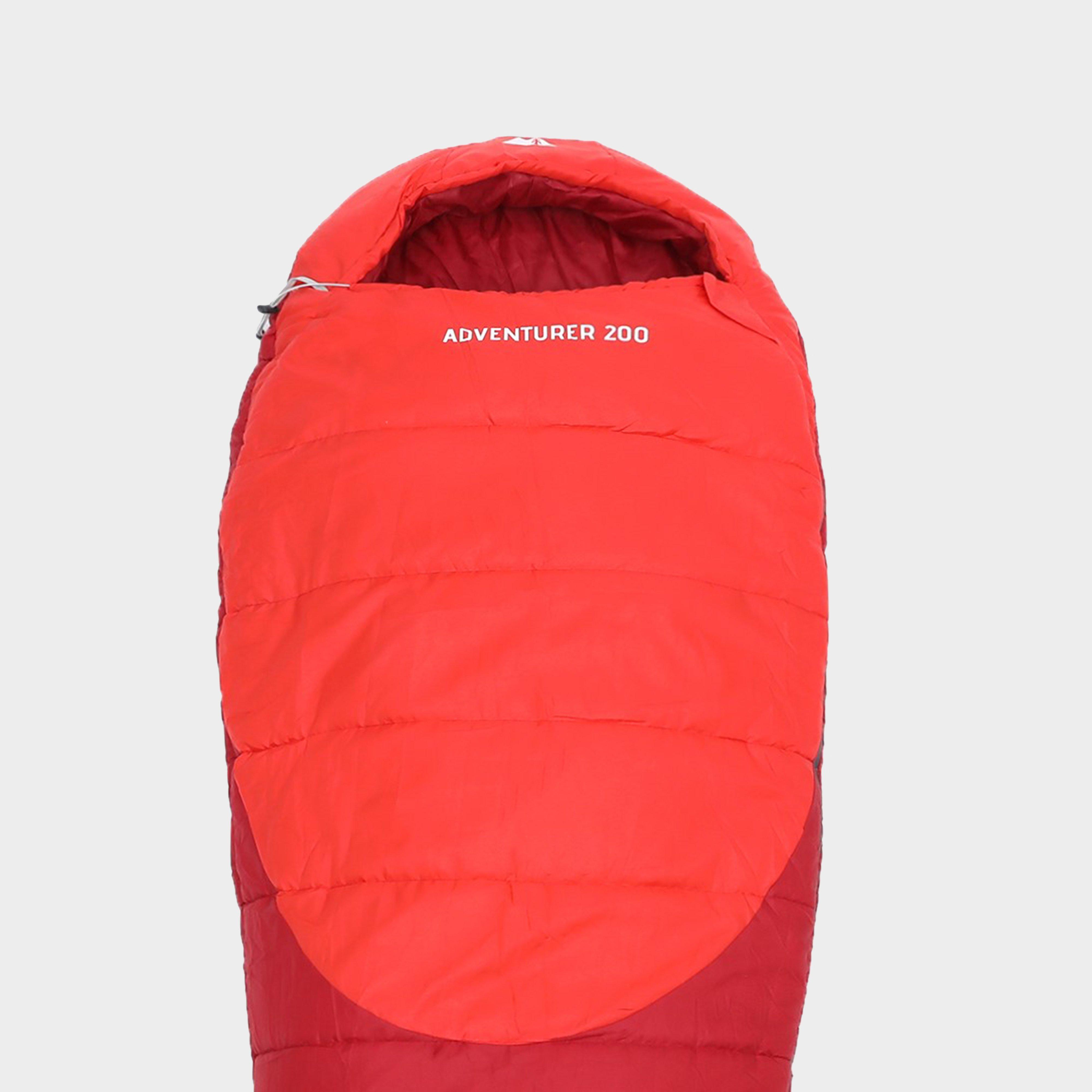 Eurohike Adventurer 200 Sleeping Bag, Red