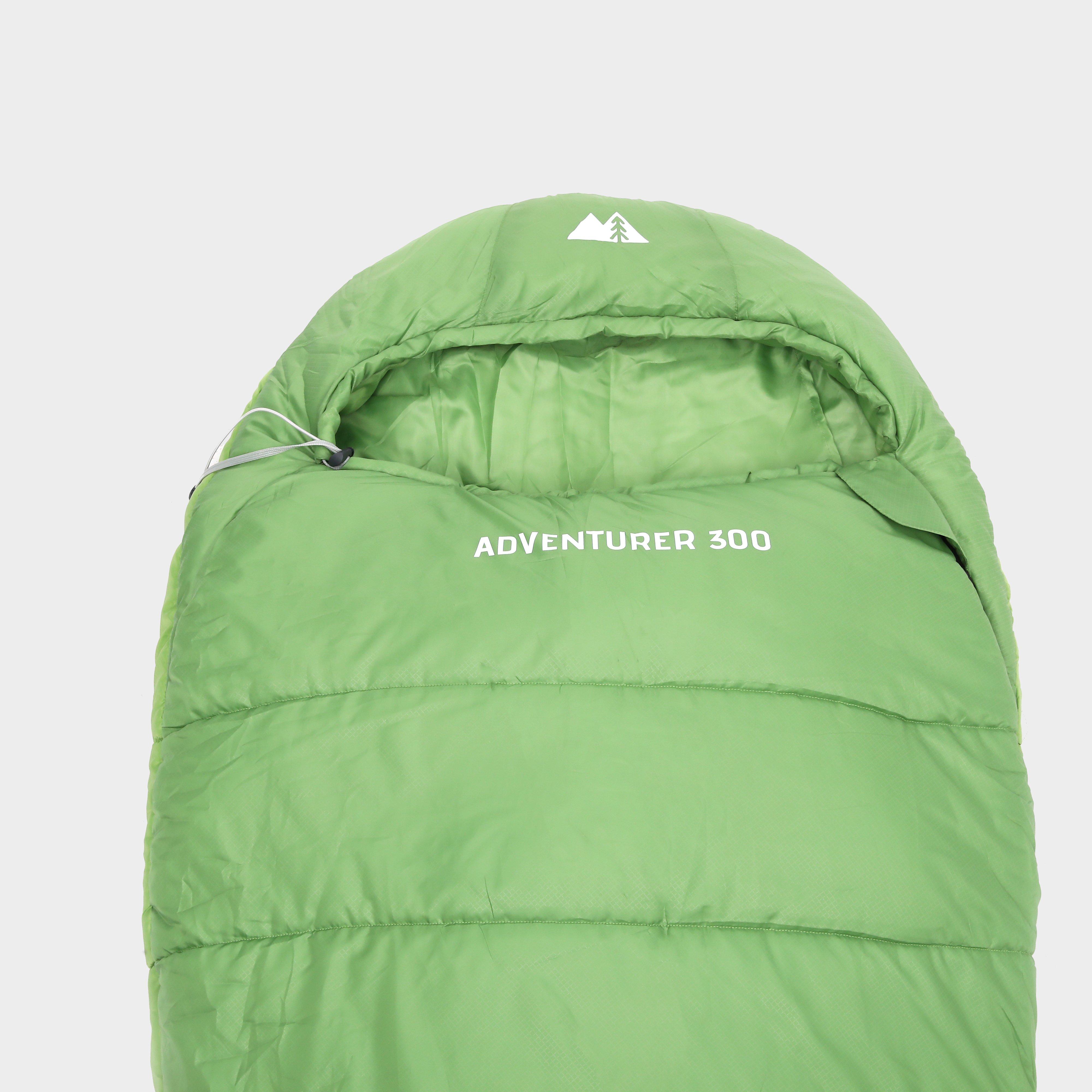 Eurohike Adventurer 300 Sleeping Bag, Green