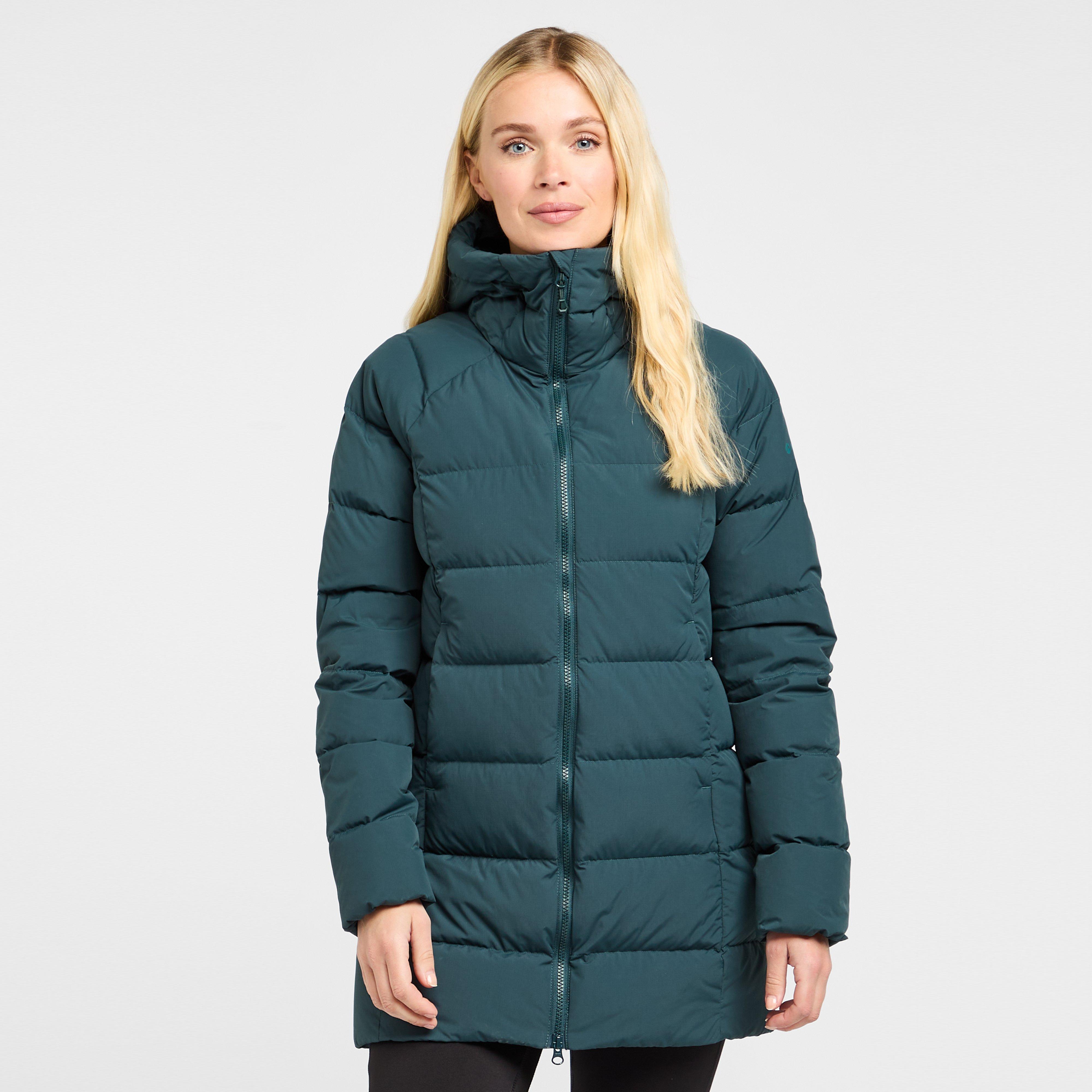 Montane Women's Tundra Insulated Hooded Down Jacket, Green