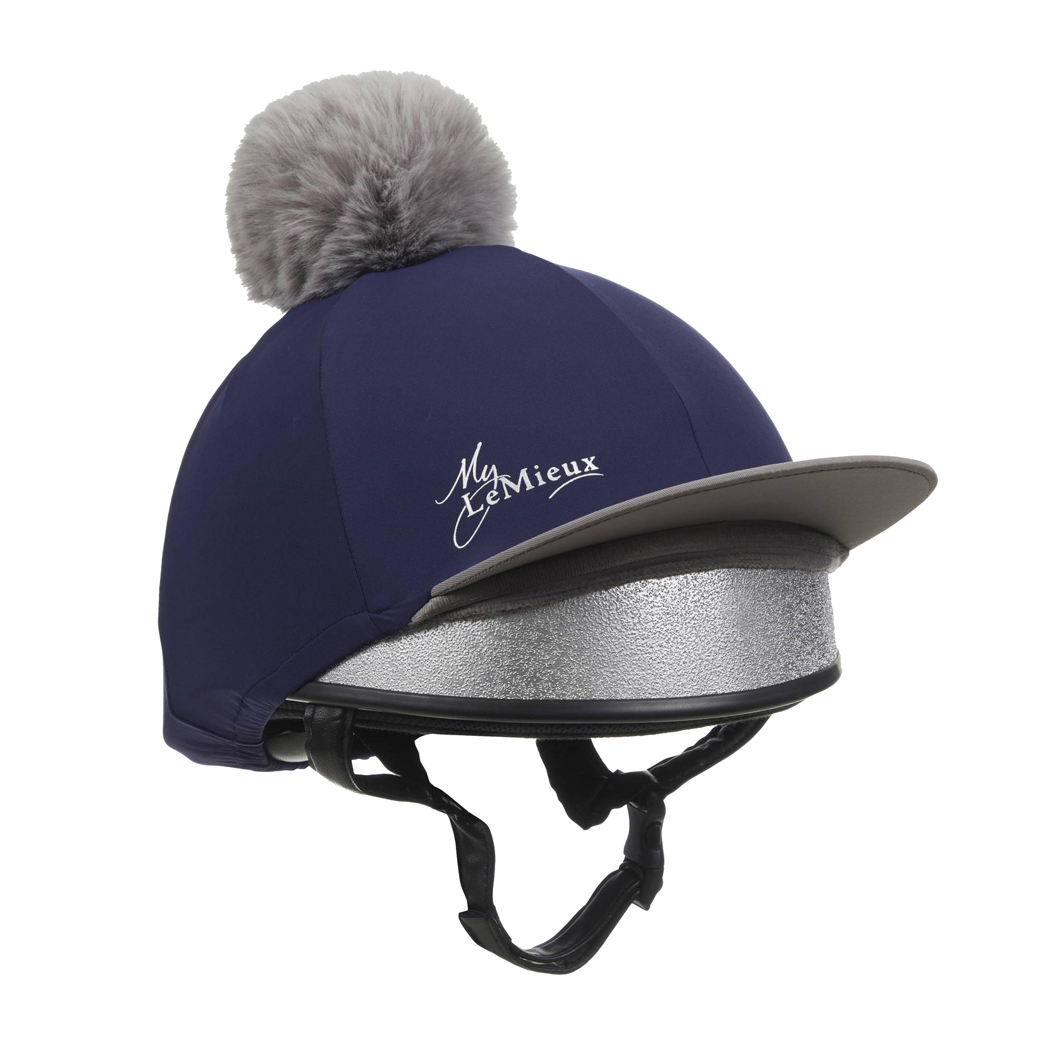 Pom Hat Silk Navy