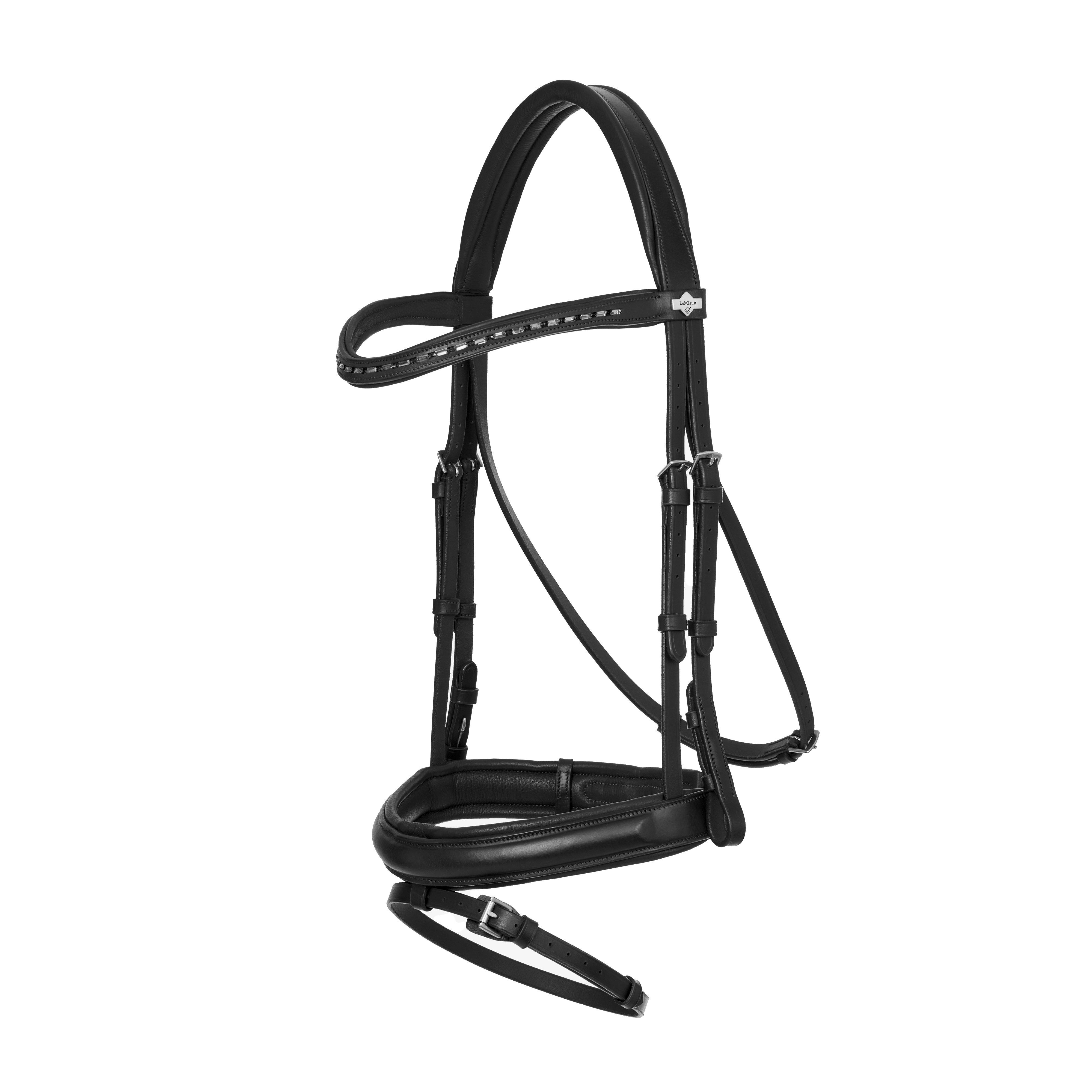 Arika Dressage Bridle Black/Silver