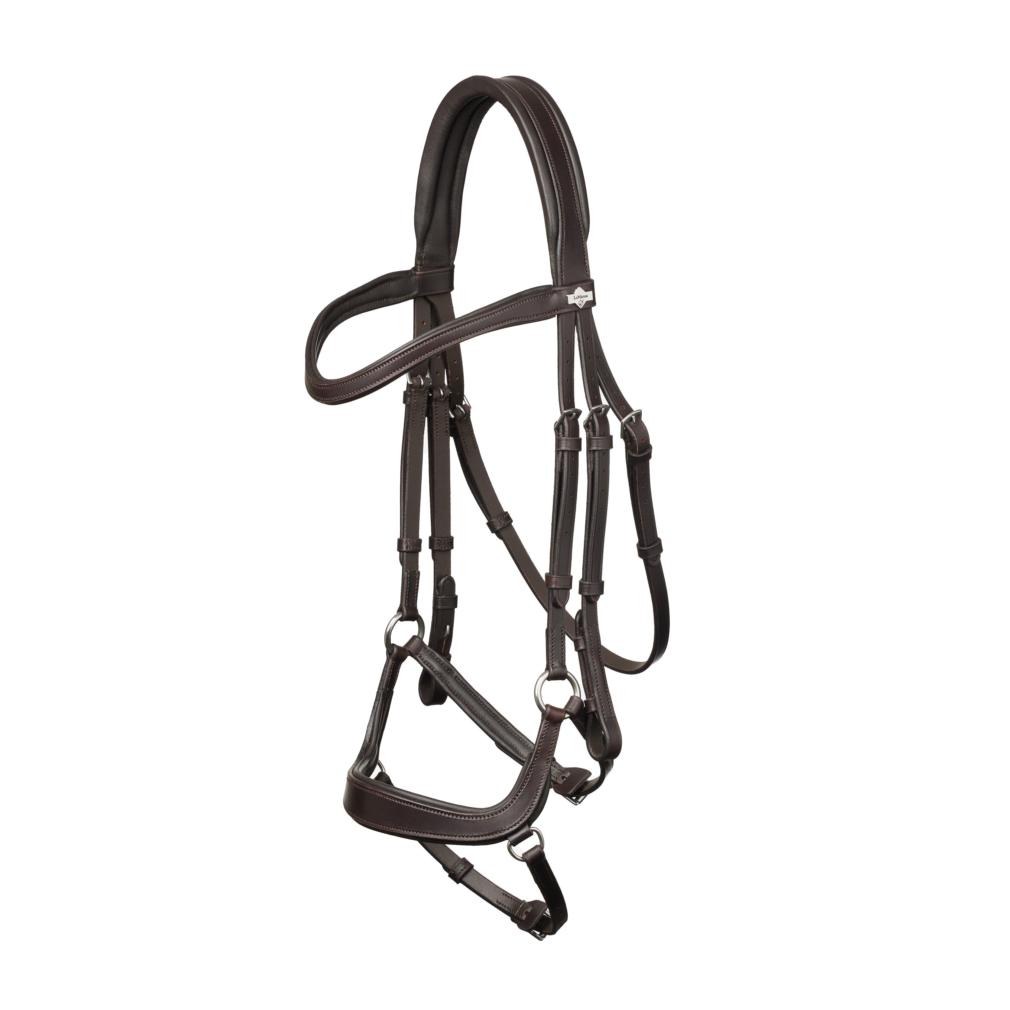 Arika Drop Bridle Brown/Silver