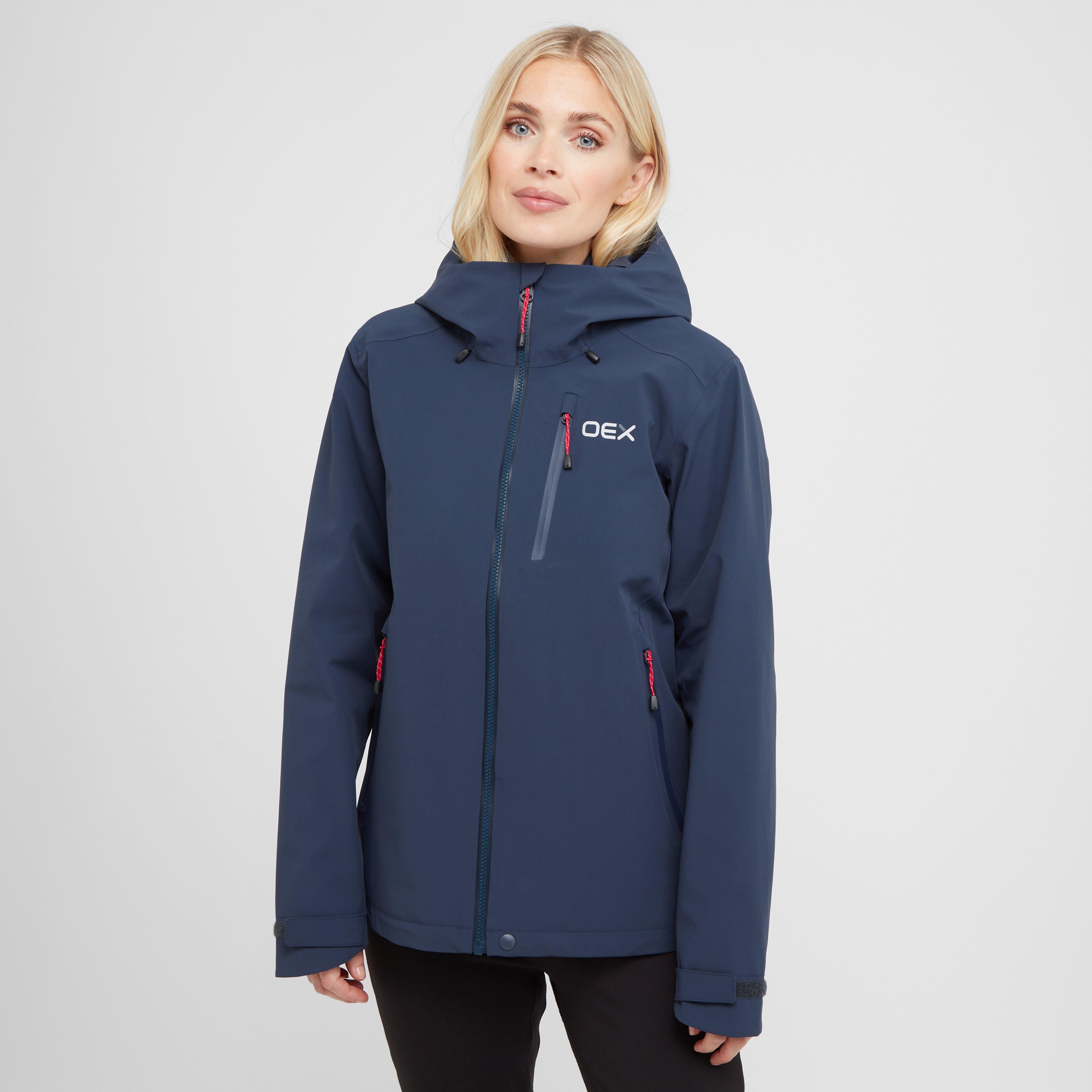 OEX Women's Fortitude II Waterproof Jacket, Navy