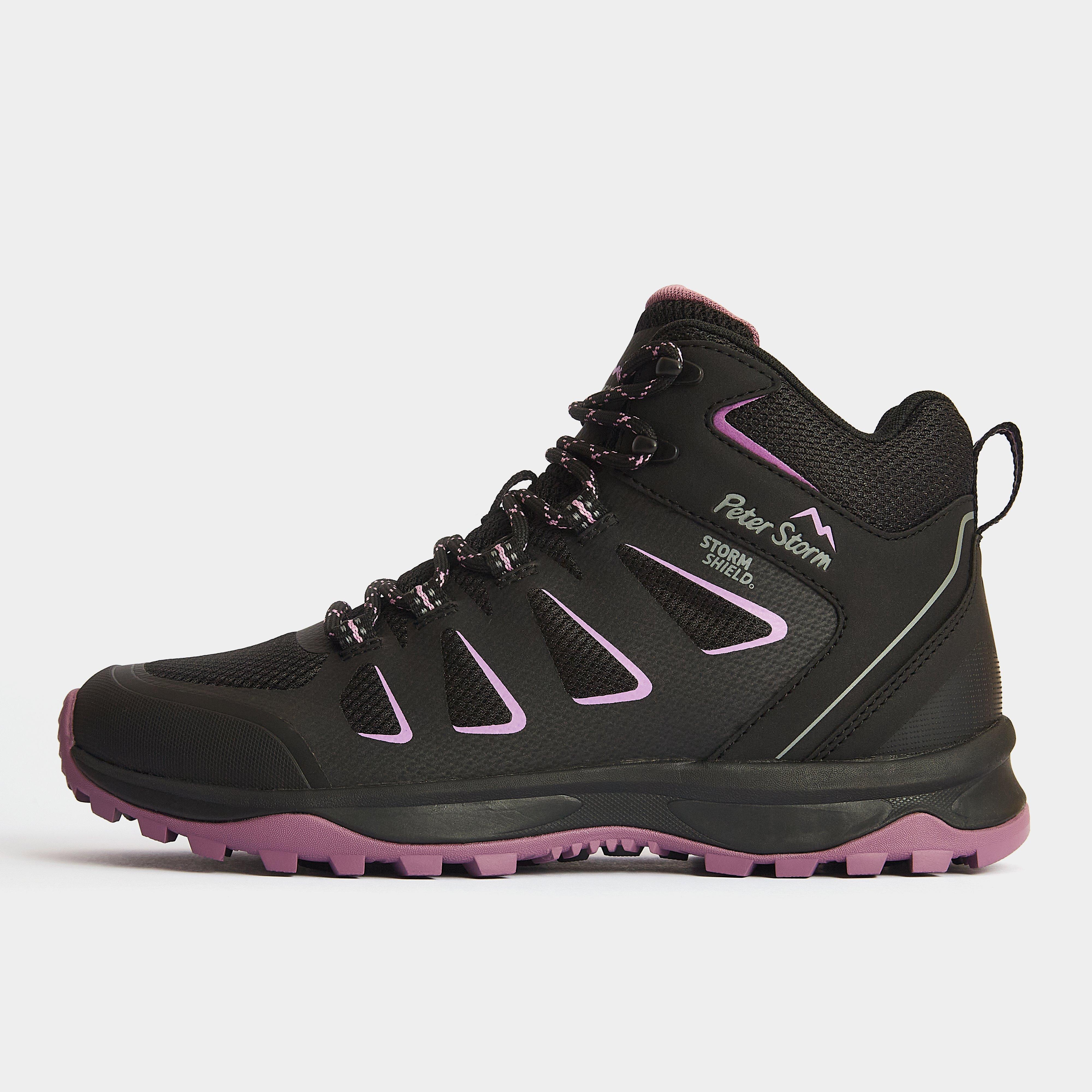 Peter Storm Women's Motion Lite II Mid Walking Boot, Black
