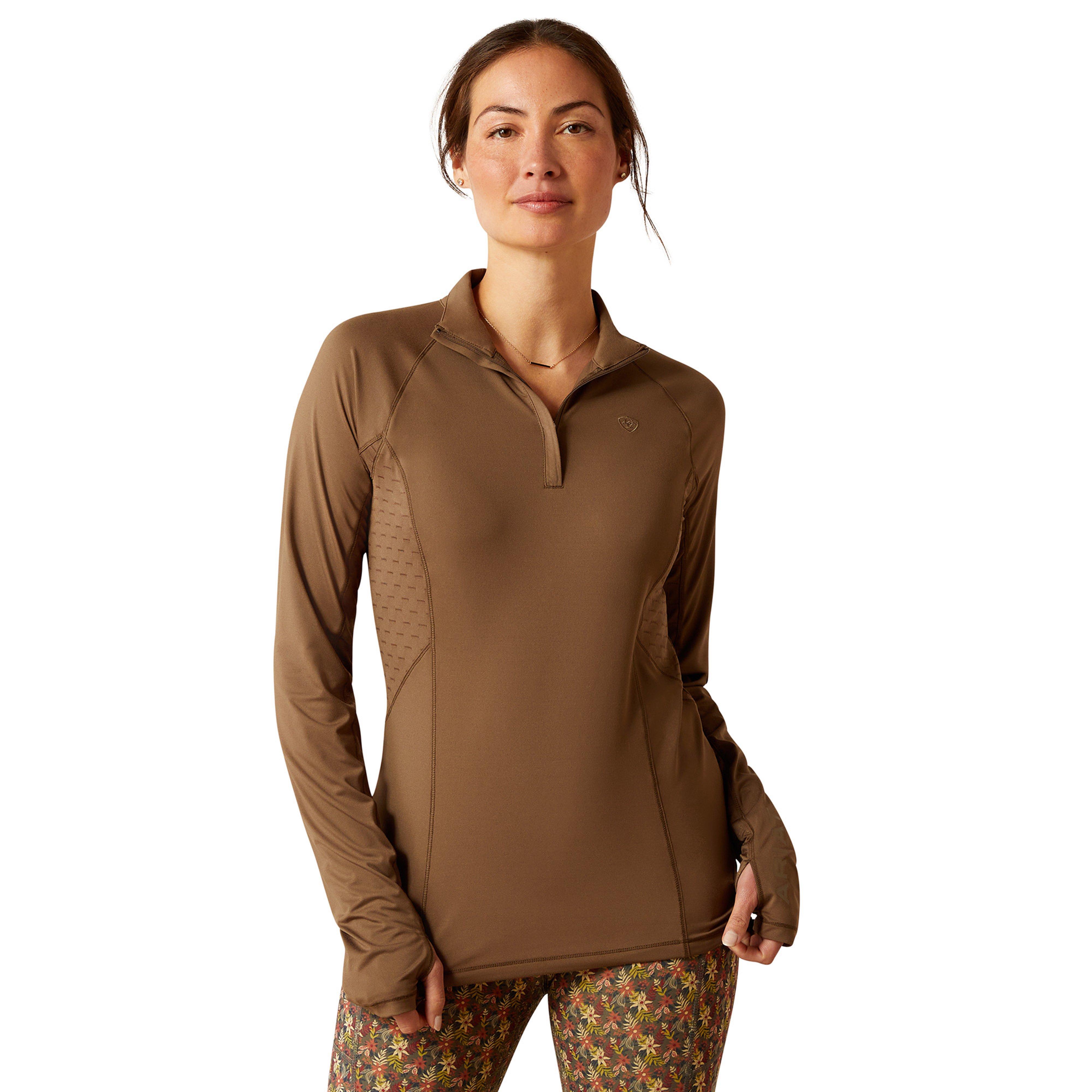 Womens Lowell 2.0 1/4 Zip Base Layer Canteen