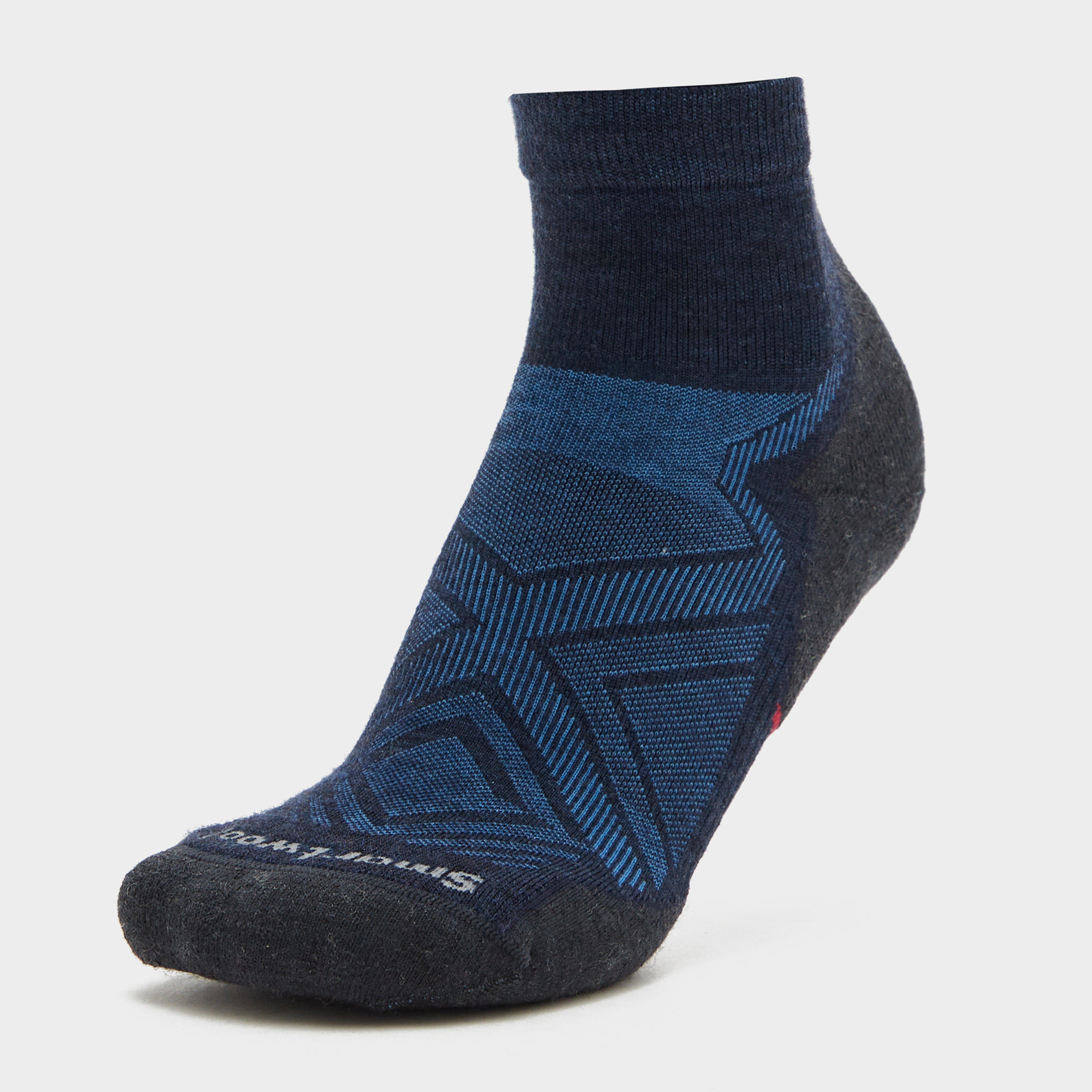 Smartwool Men's Run Targeted Ankle Socks, Navy