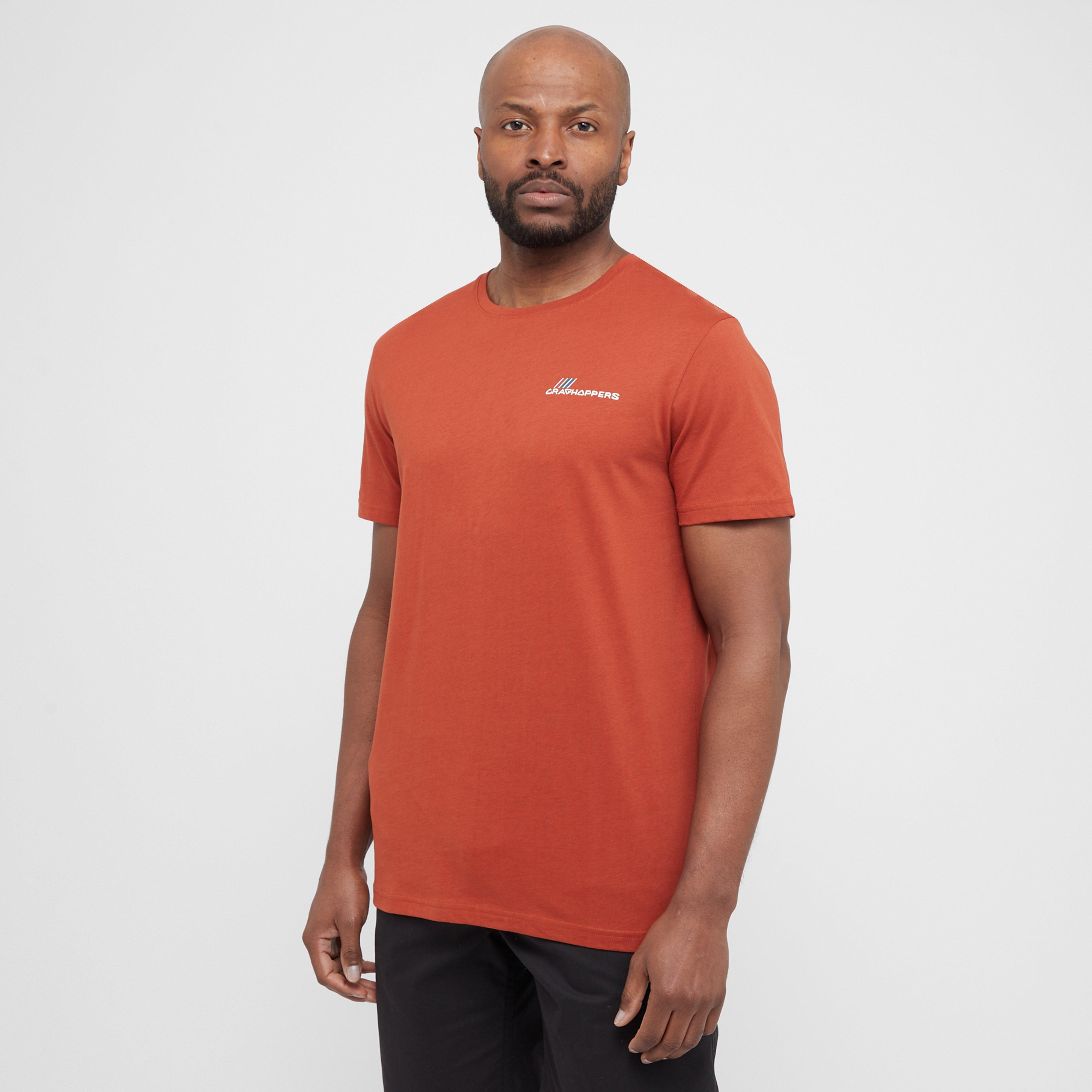 Craghoppers Men's Lucent Short Sleeve T-Shirt, Orange