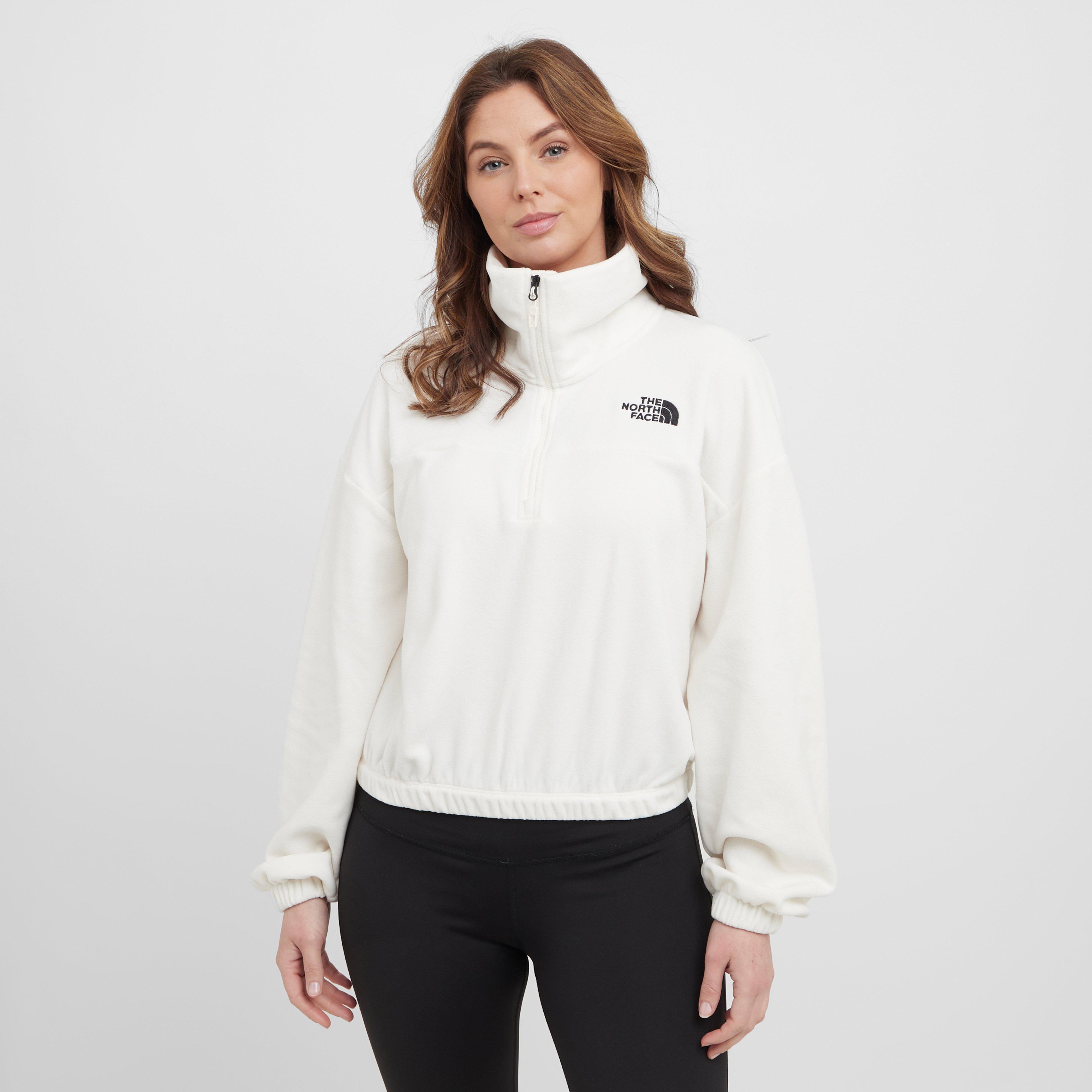 The North Face Glacier 1/2 Zip Fleece, White
