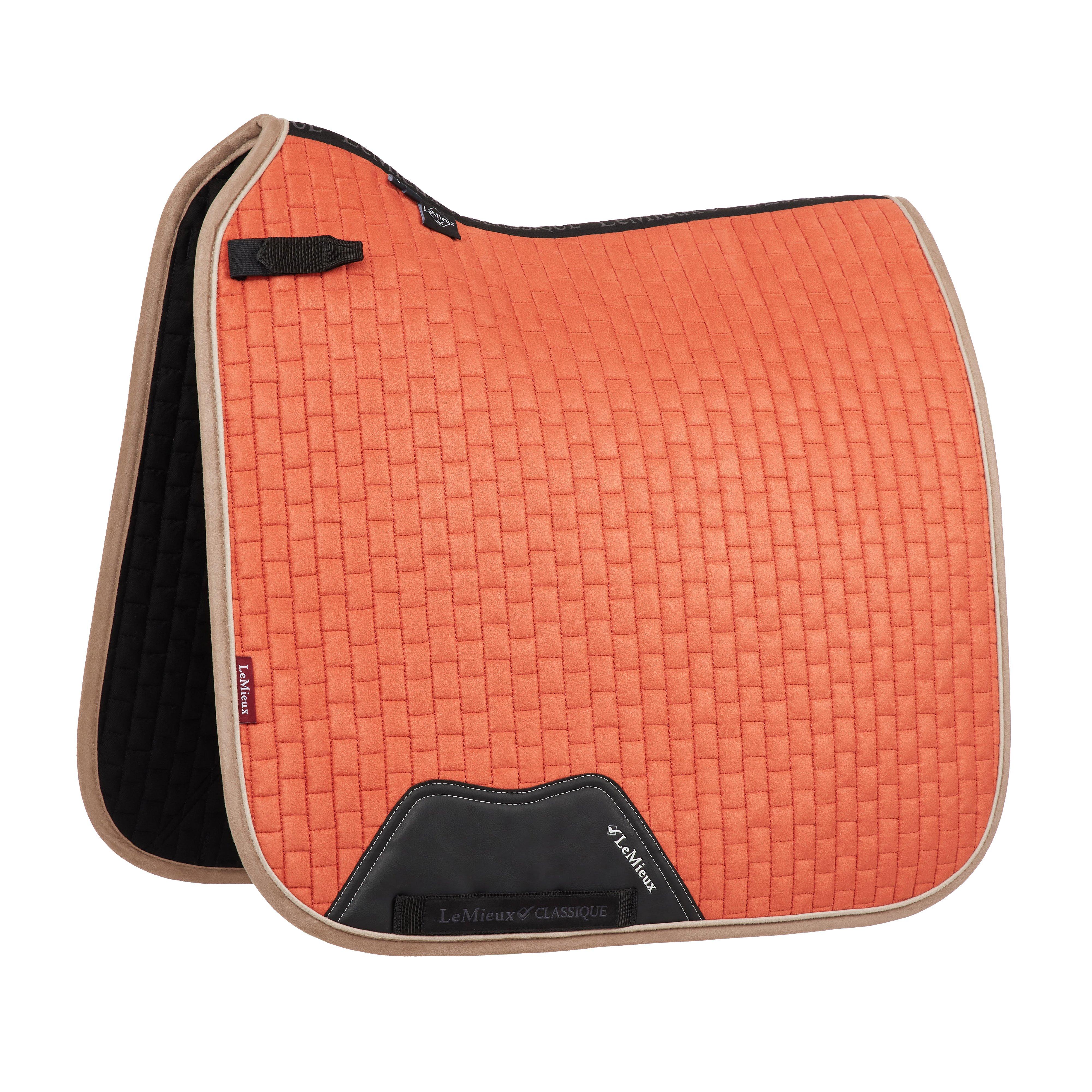 Suede Dressage Saddle Pad Apricot