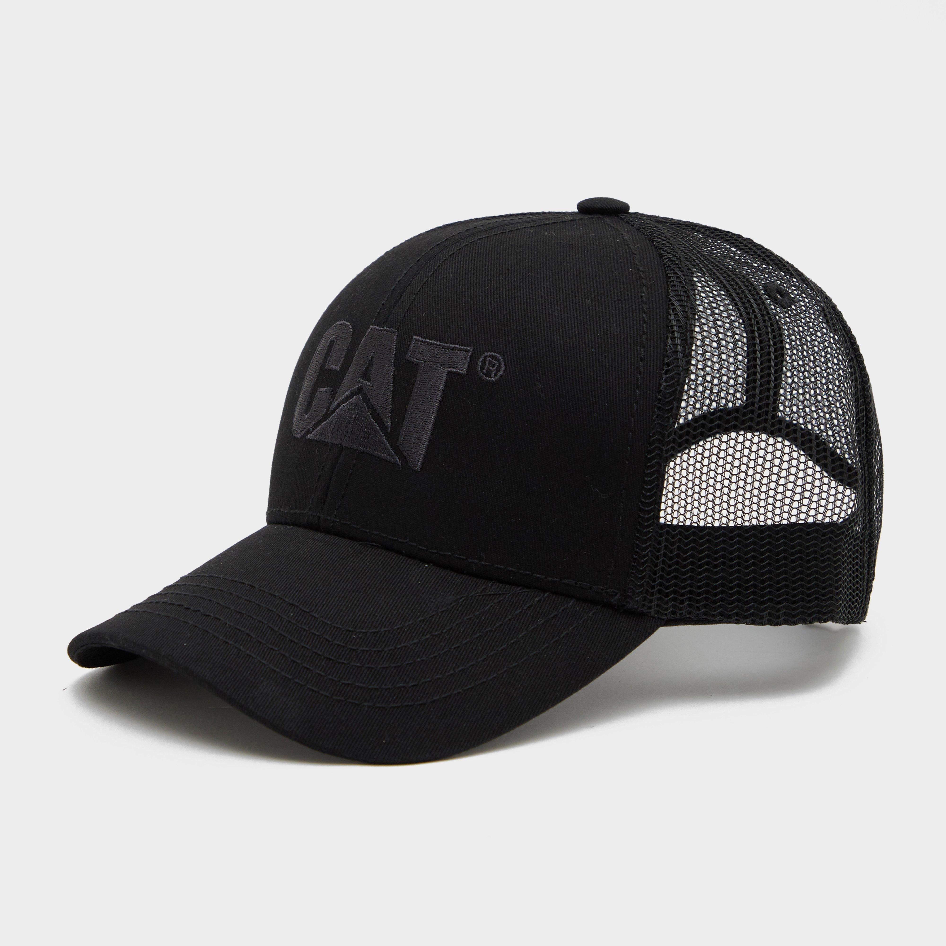 CAT Raised Logo Cap, Black