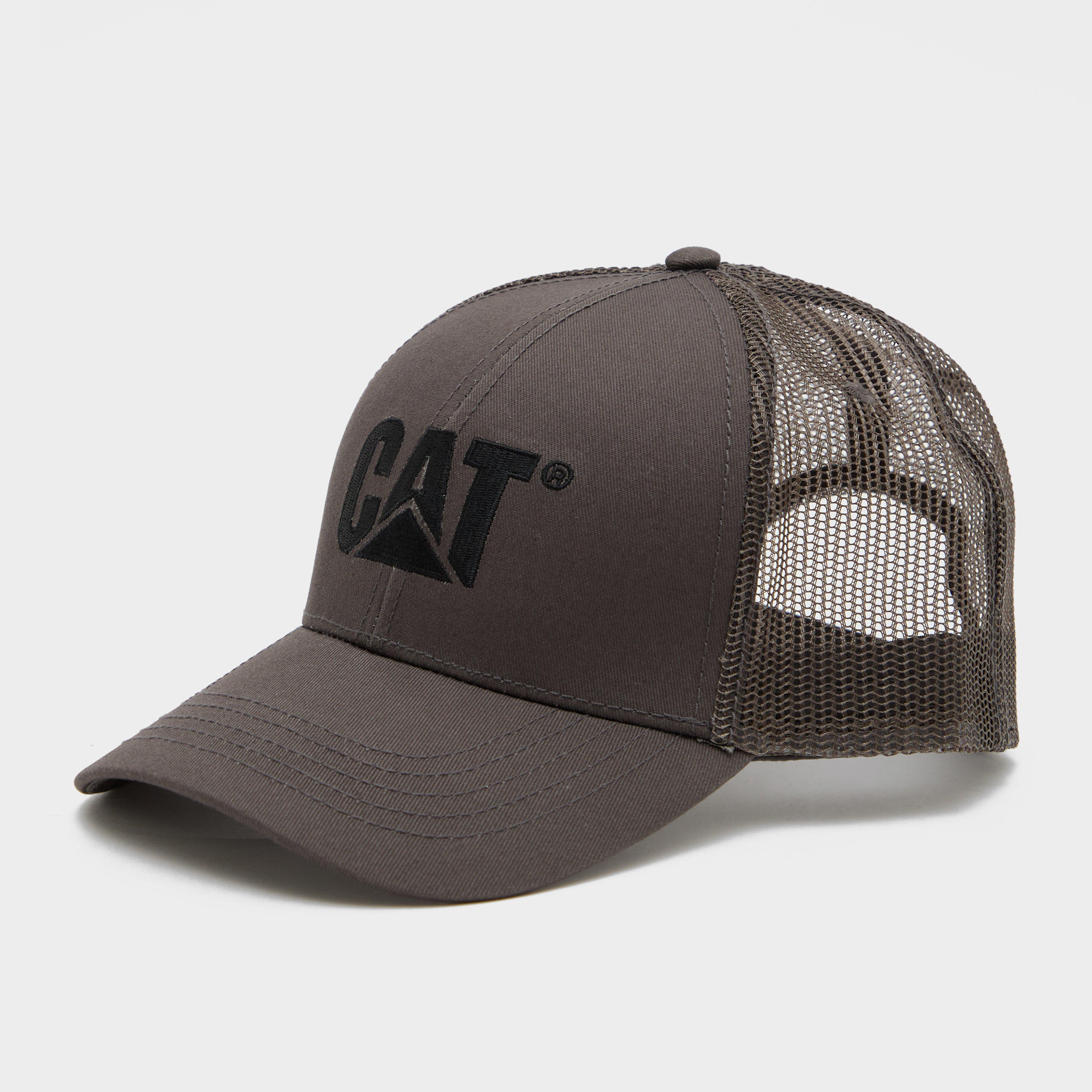CAT Raised Logo Cap, Grey
