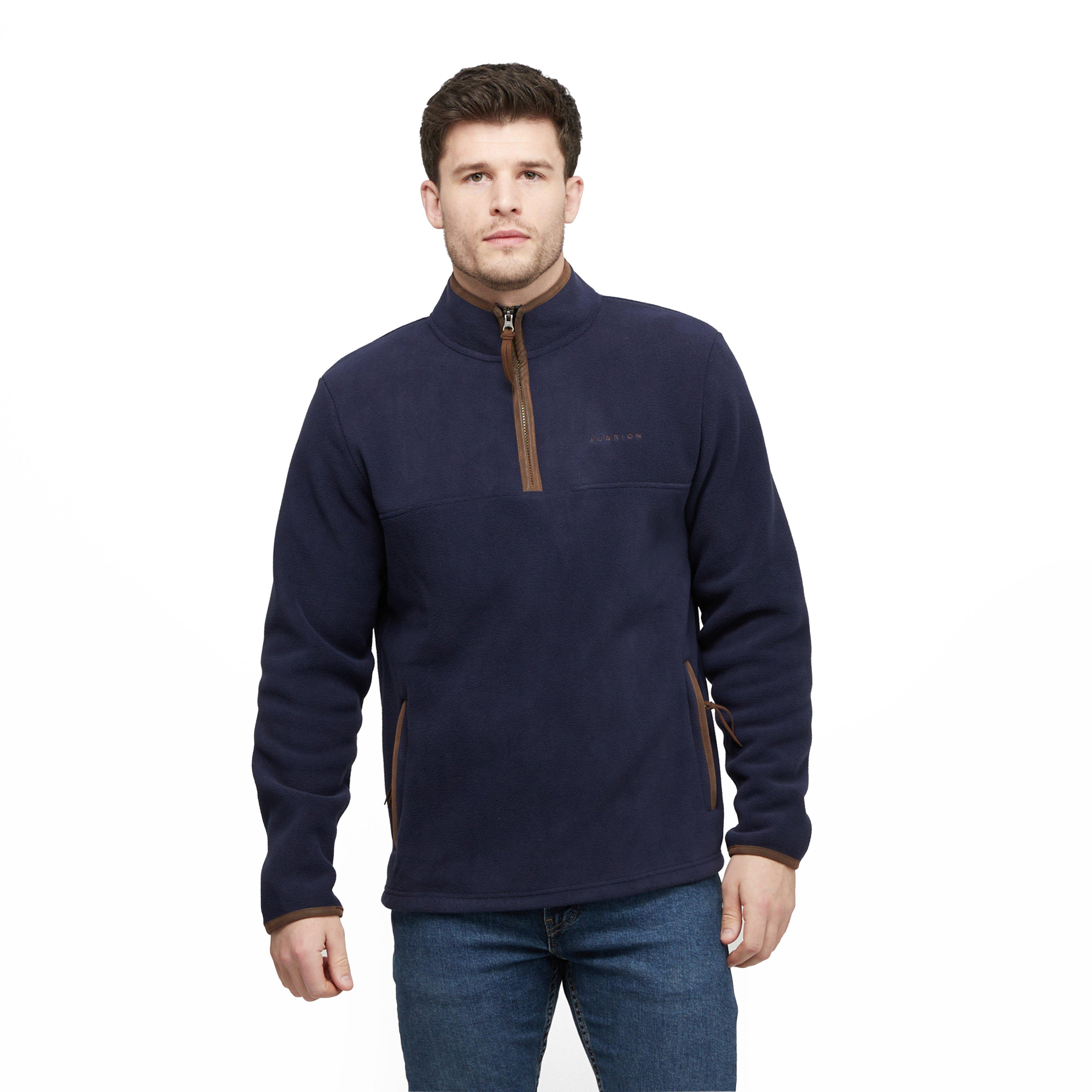 Mens Half Zip Fleece Navy