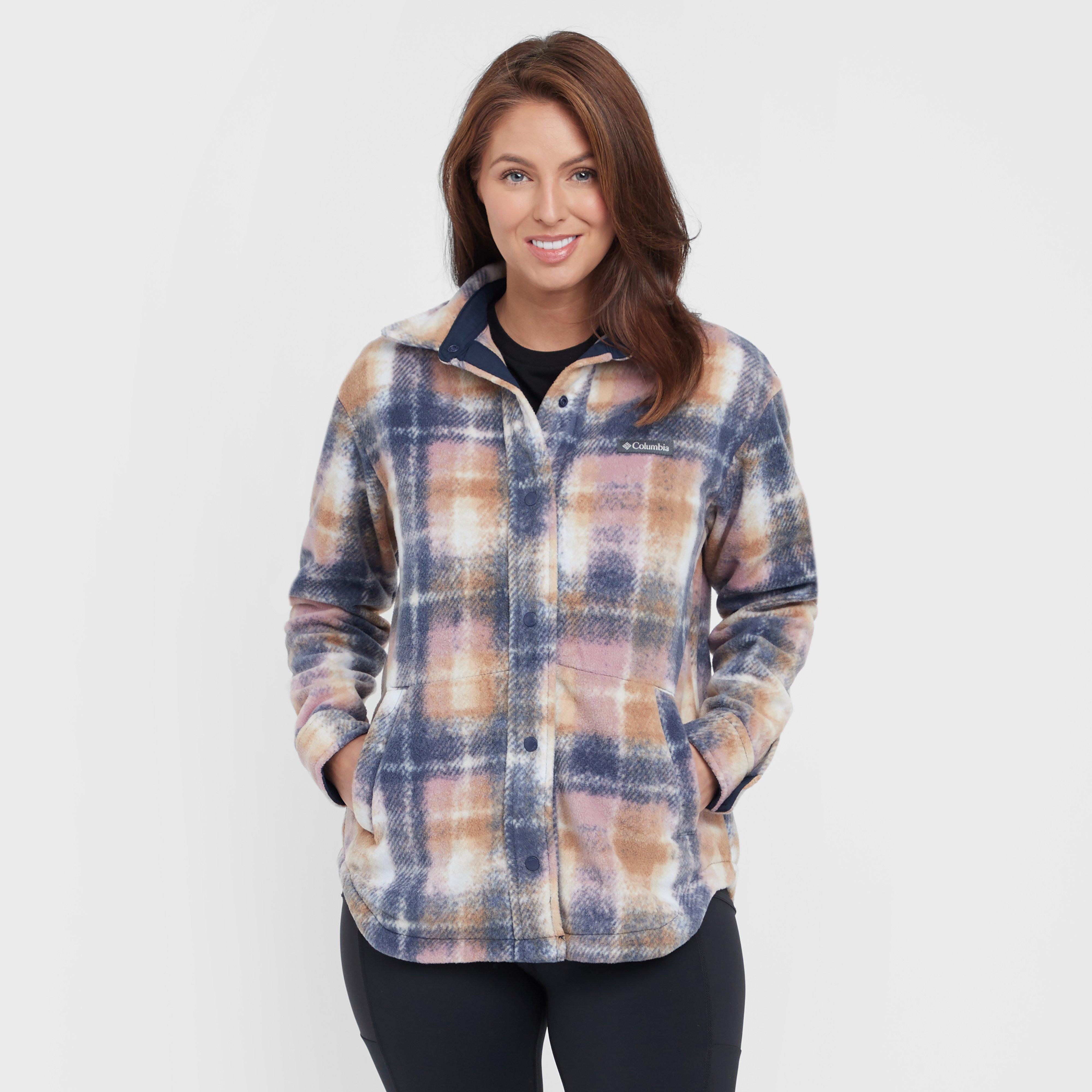 Columbia Women's Benton Springs Fleece Shirt Jacket, Multi Coloured